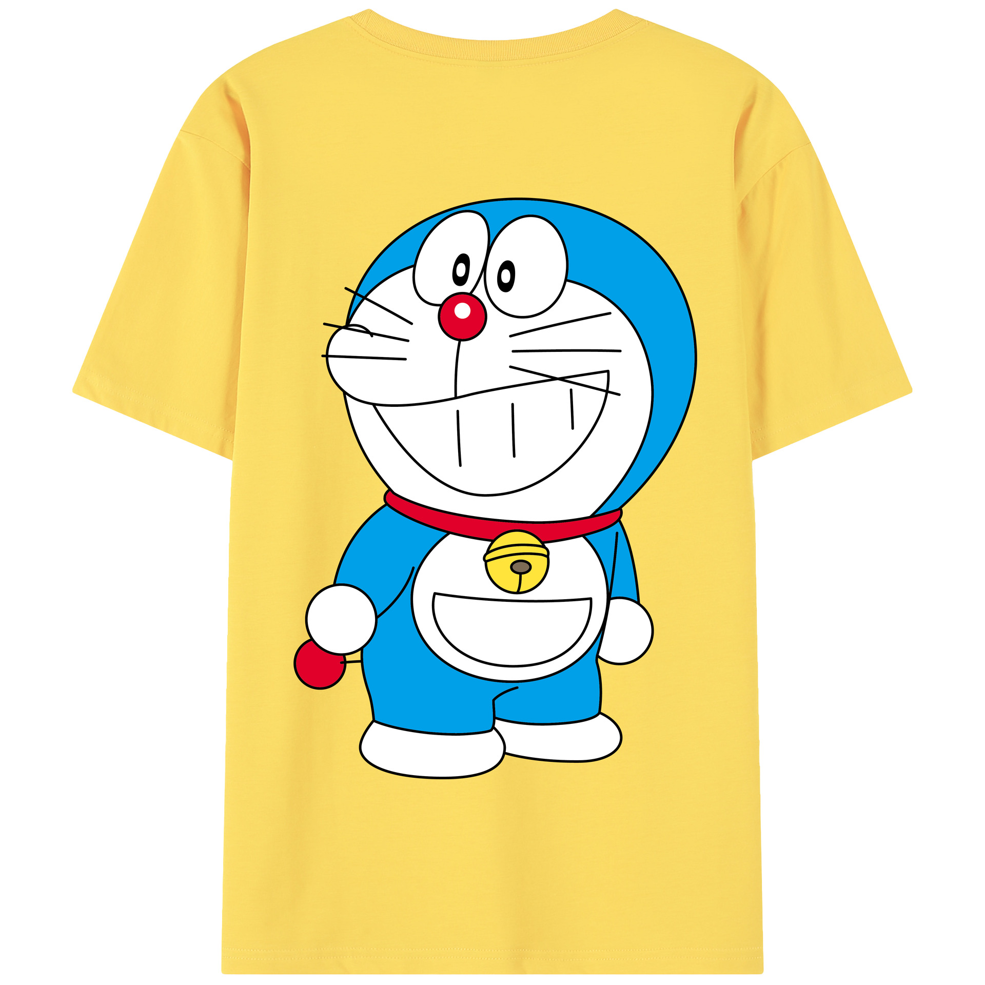 （画像用） ドラえもん Doraemon 綿100％半袖Tシャツ（背面プリント）