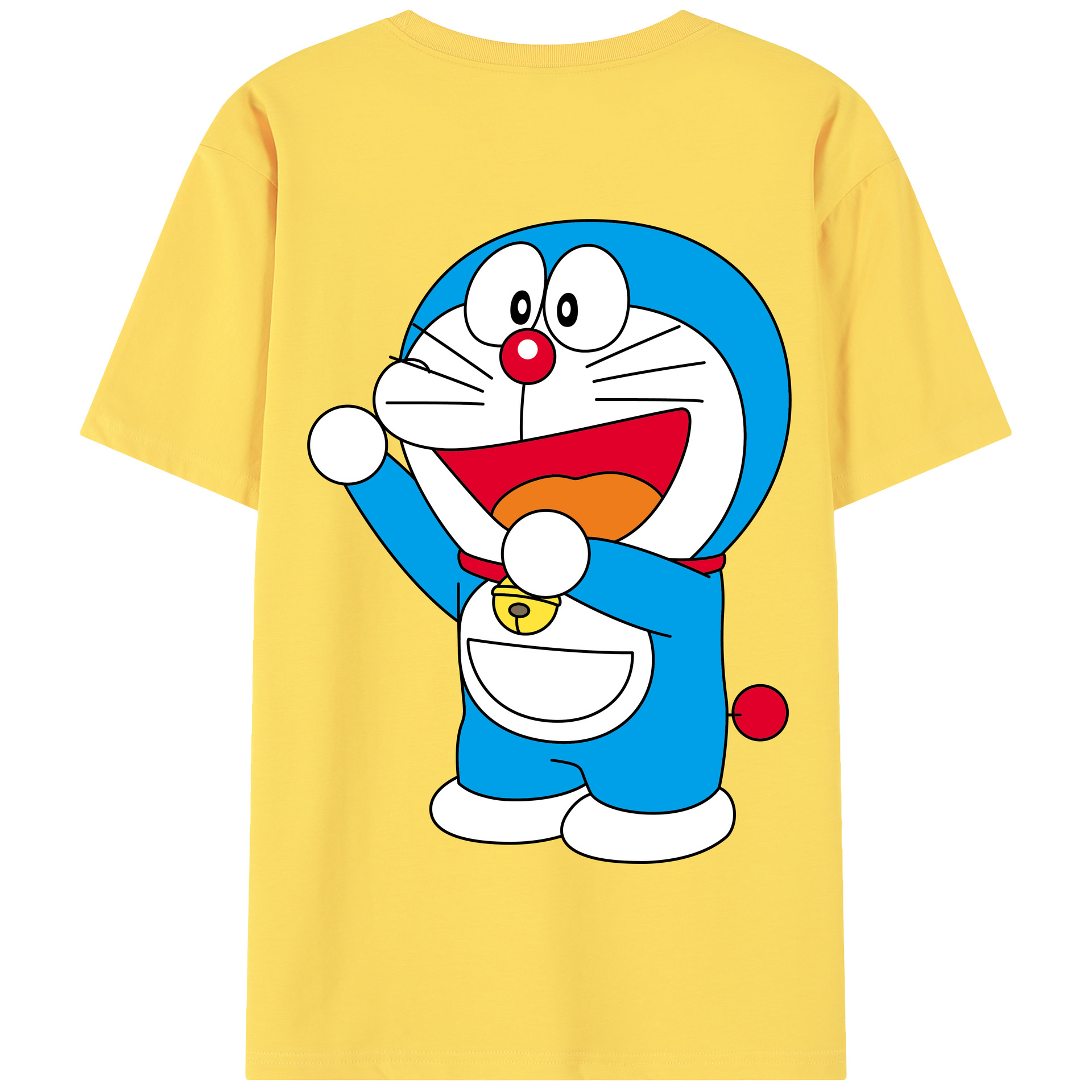 （画像用） ドラえもん Doraemon 綿100％半袖Tシャツ（背面プリント）