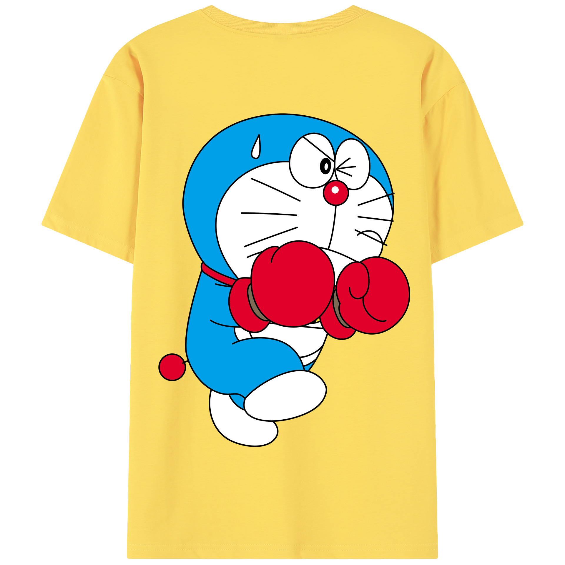 （画像用） ドラえもん Doraemon 綿100％半袖Tシャツ（背面プリント）