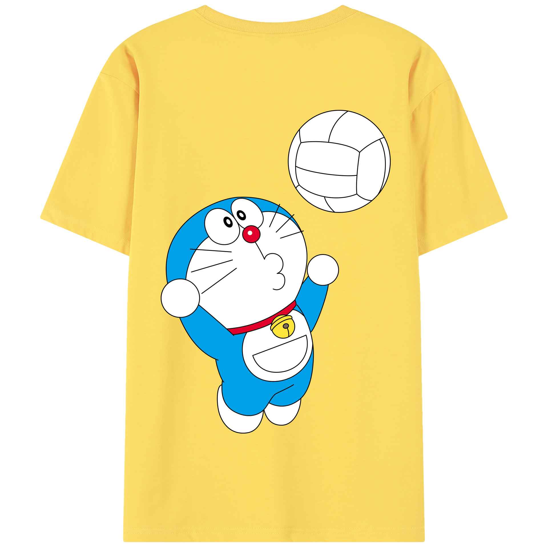 （画像用） ドラえもん Doraemon 綿100％半袖Tシャツ（背面プリント）