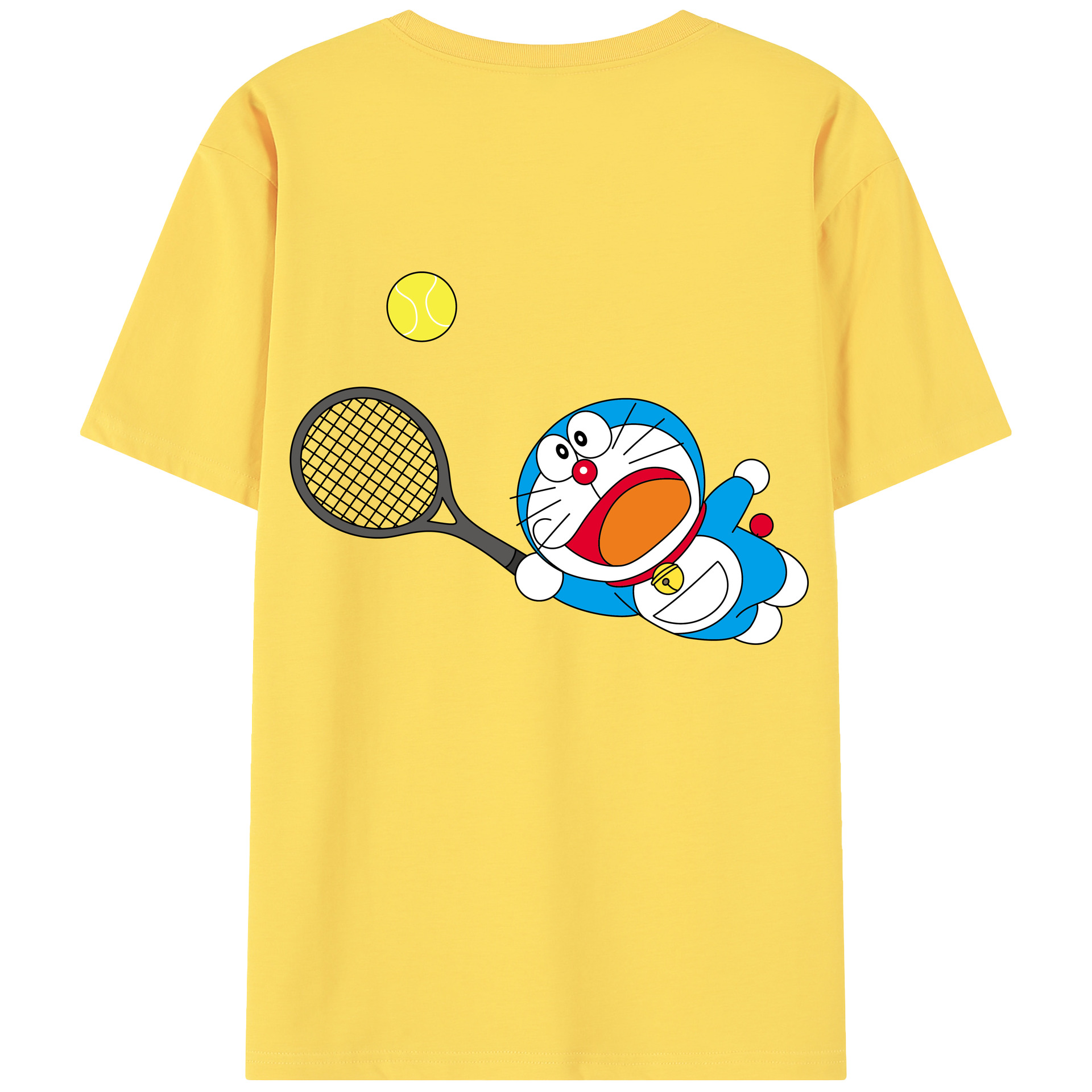 （画像用） ドラえもん Doraemon 綿100％半袖Tシャツ（背面プリント）