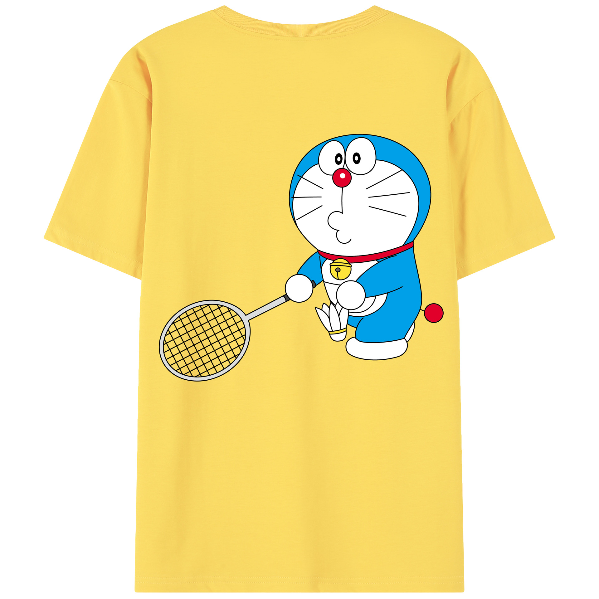 （画像用） ドラえもん Doraemon 綿100％半袖Tシャツ（背面プリント）