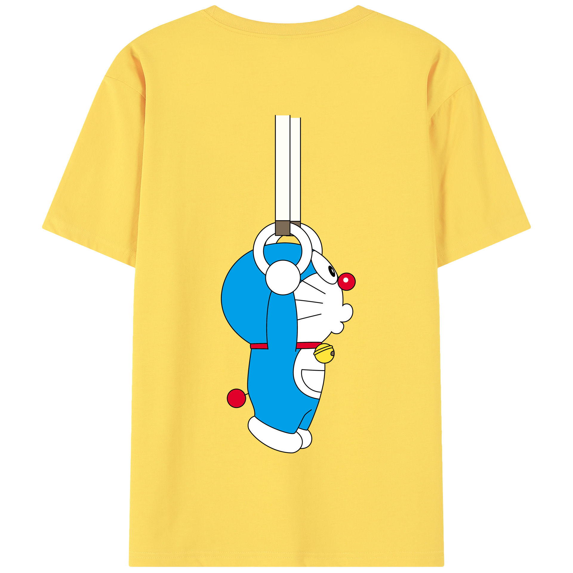 （画像用） ドラえもん Doraemon 綿100％半袖Tシャツ（背面プリント）