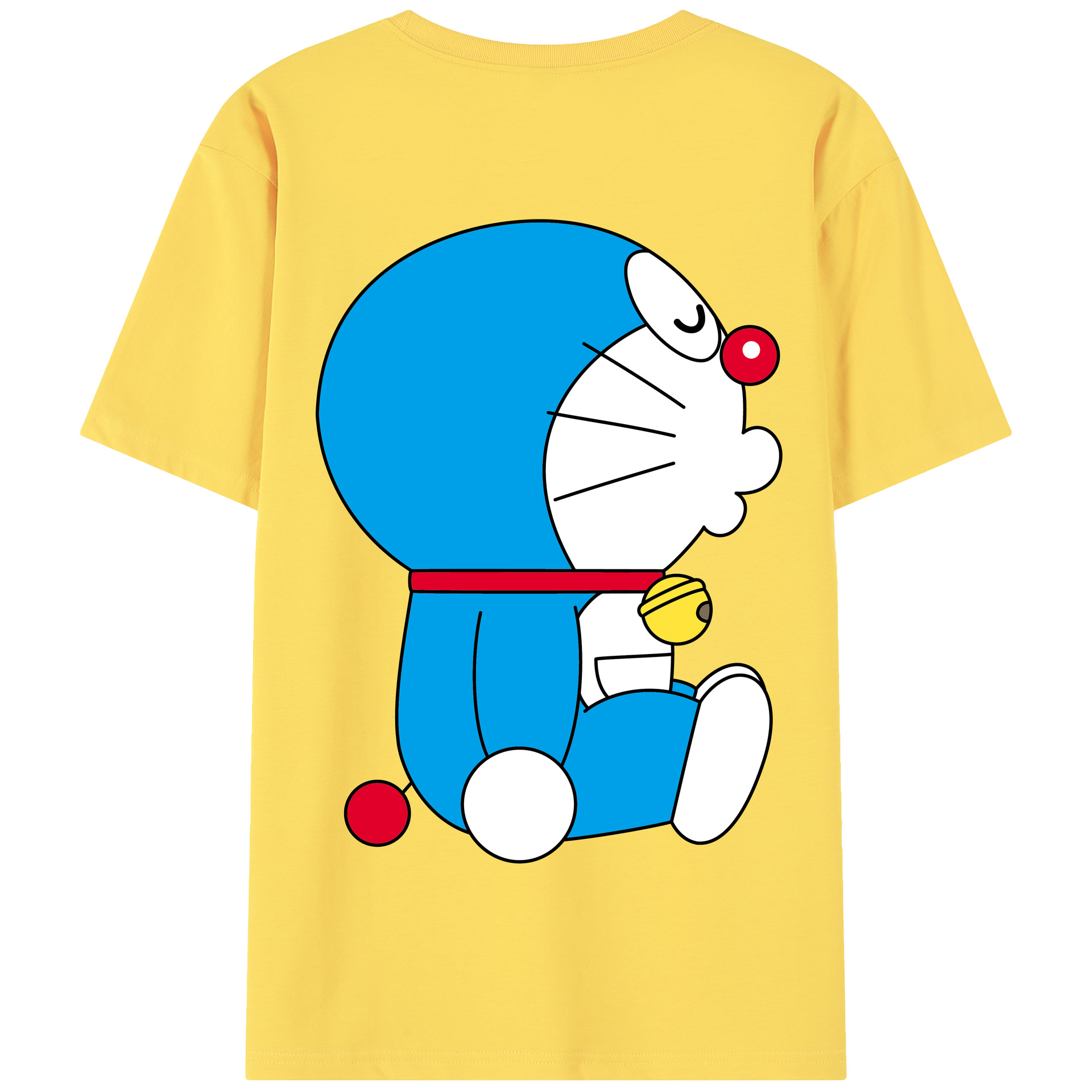 （画像用） ドラえもん Doraemon 綿100％半袖Tシャツ（背面プリント）