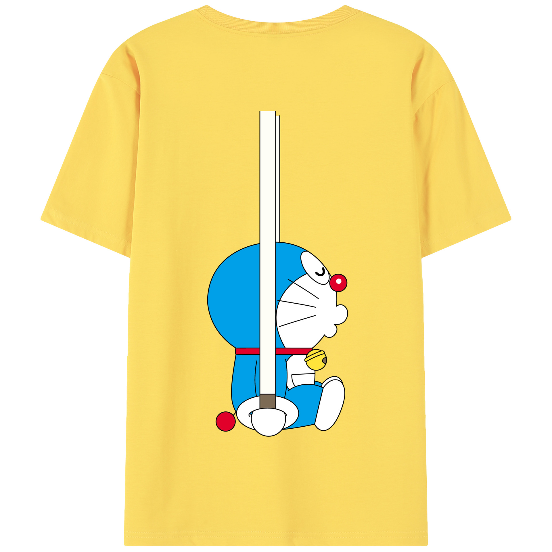 （画像用） ドラえもん Doraemon 綿100％半袖Tシャツ（背面プリント）