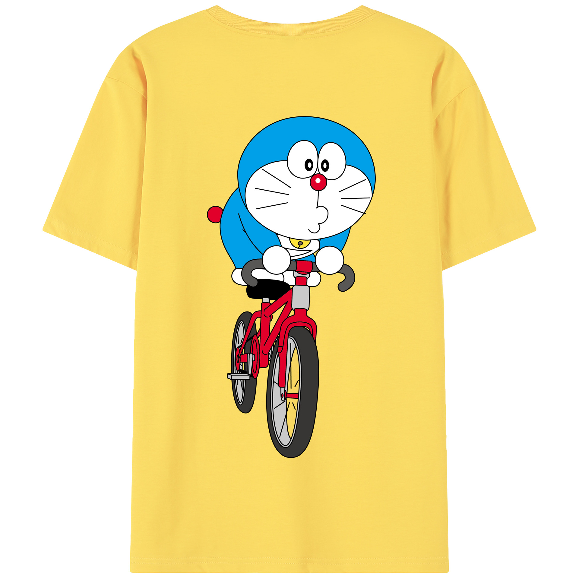 （画像用） ドラえもん Doraemon 綿100％半袖Tシャツ（背面プリント）