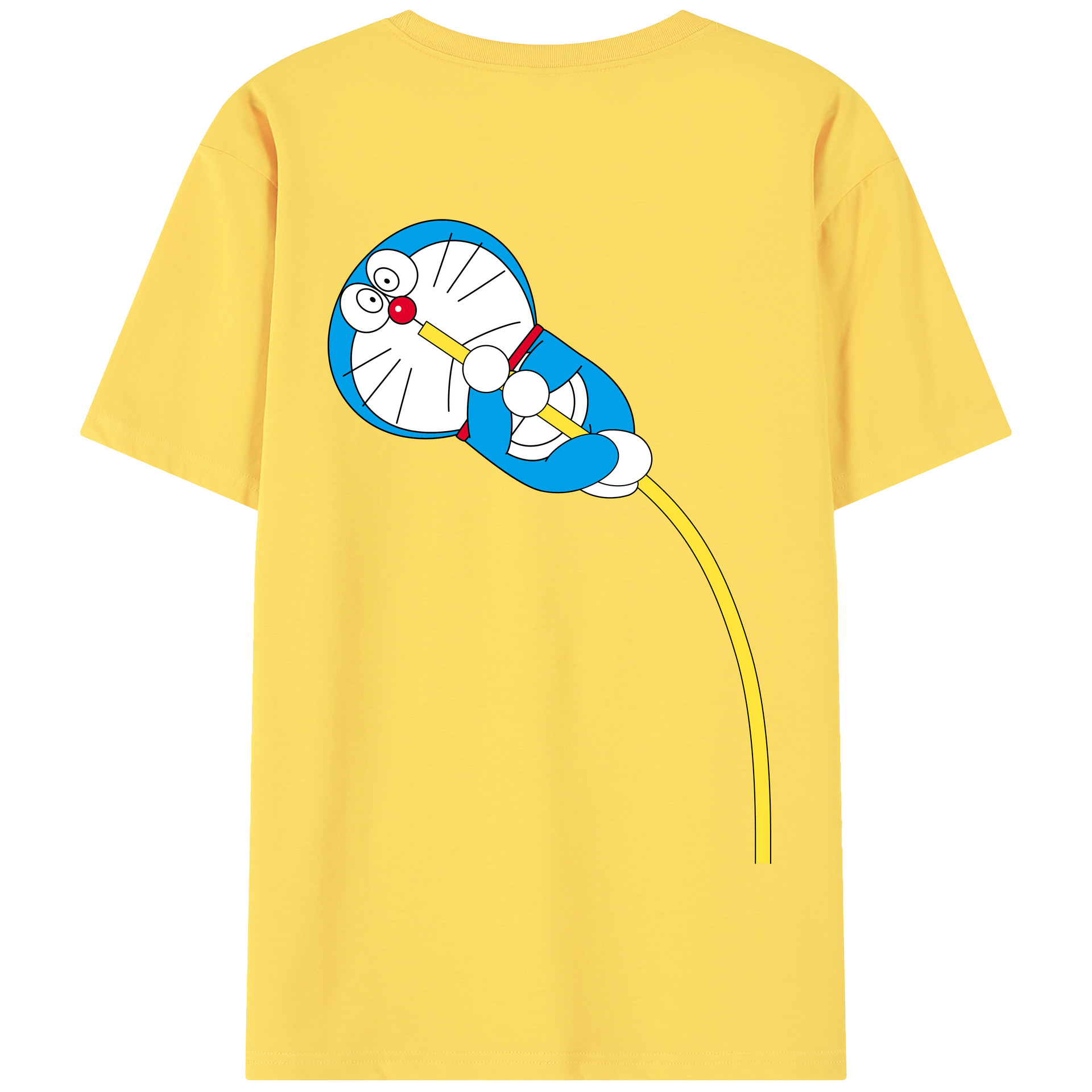 （画像用） ドラえもん Doraemon 綿100％半袖Tシャツ（背面プリント）