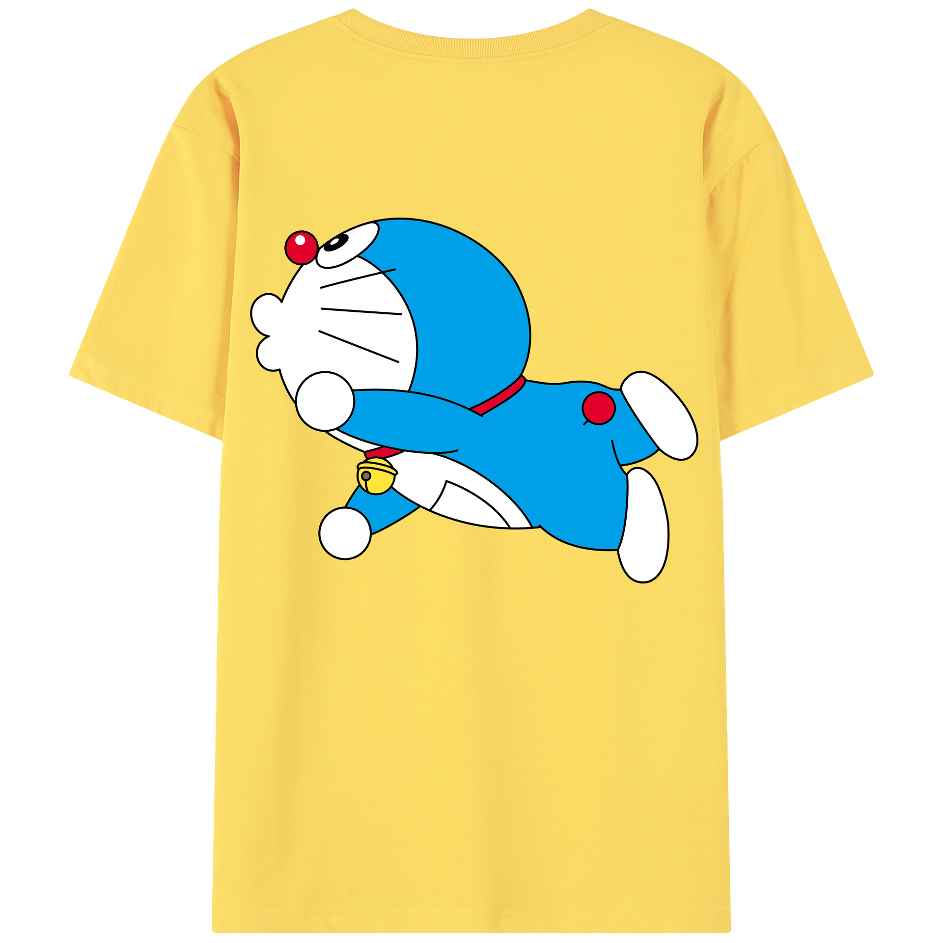 （画像用） ドラえもん Doraemon 綿100％半袖Tシャツ（背面プリント）