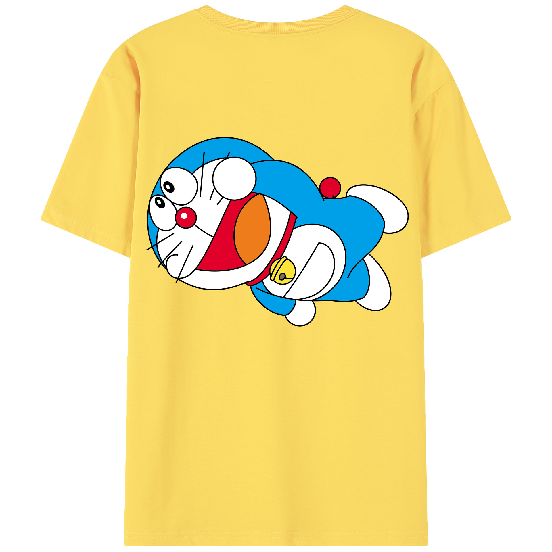 （画像用） ドラえもん Doraemon 綿100％半袖Tシャツ（背面プリント）