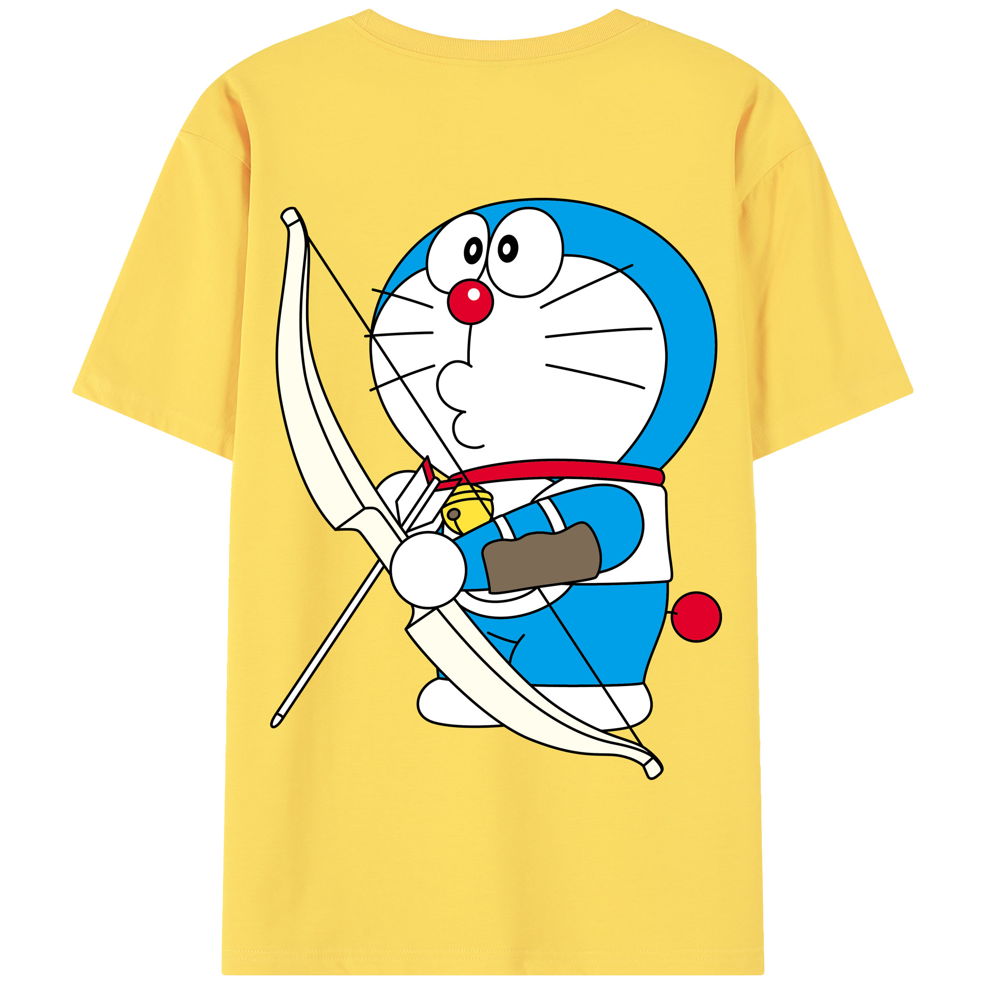 （画像用） ドラえもん Doraemon 綿100％半袖Tシャツ（背面プリント）