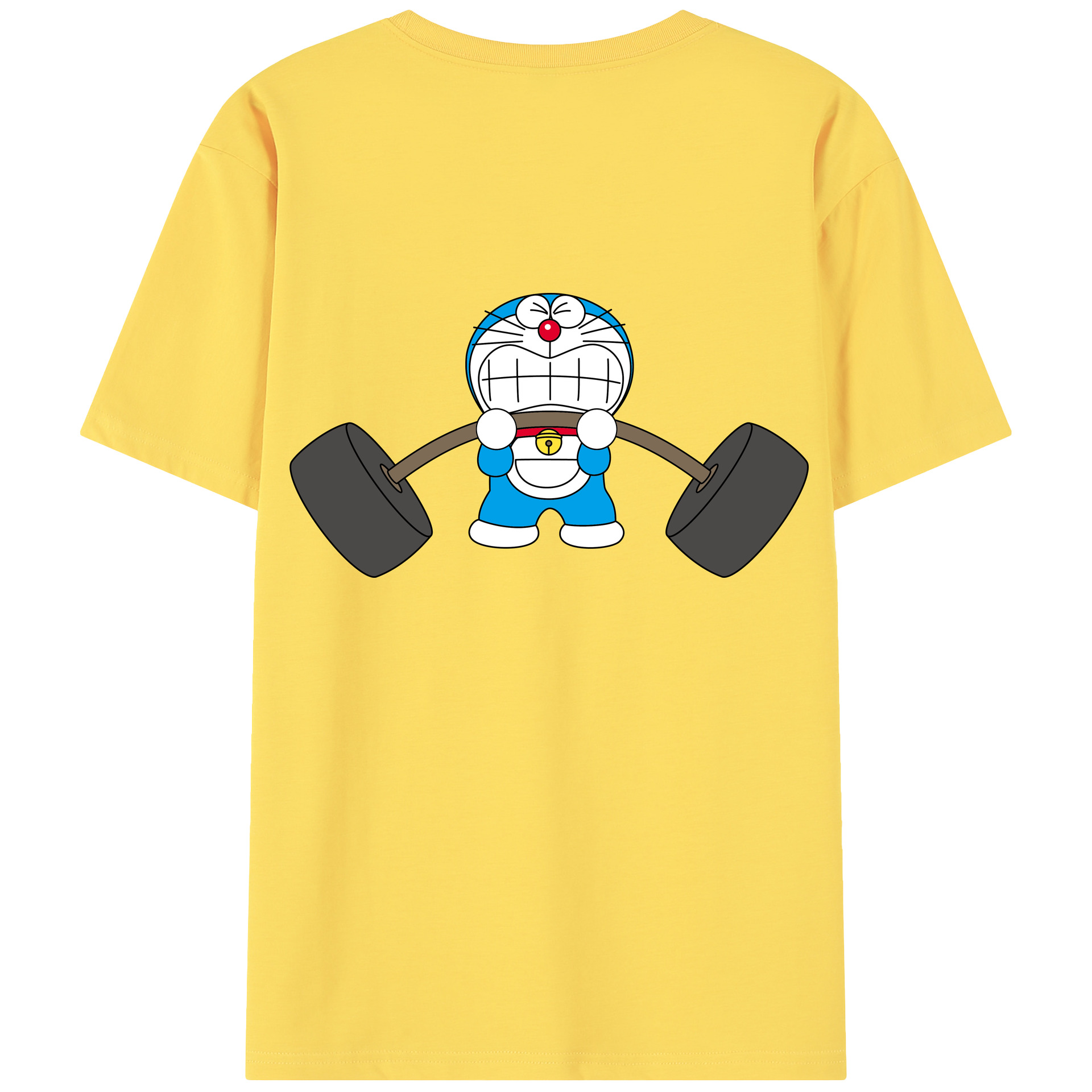 （画像用） ドラえもん Doraemon 綿100％半袖Tシャツ（背面プリント）