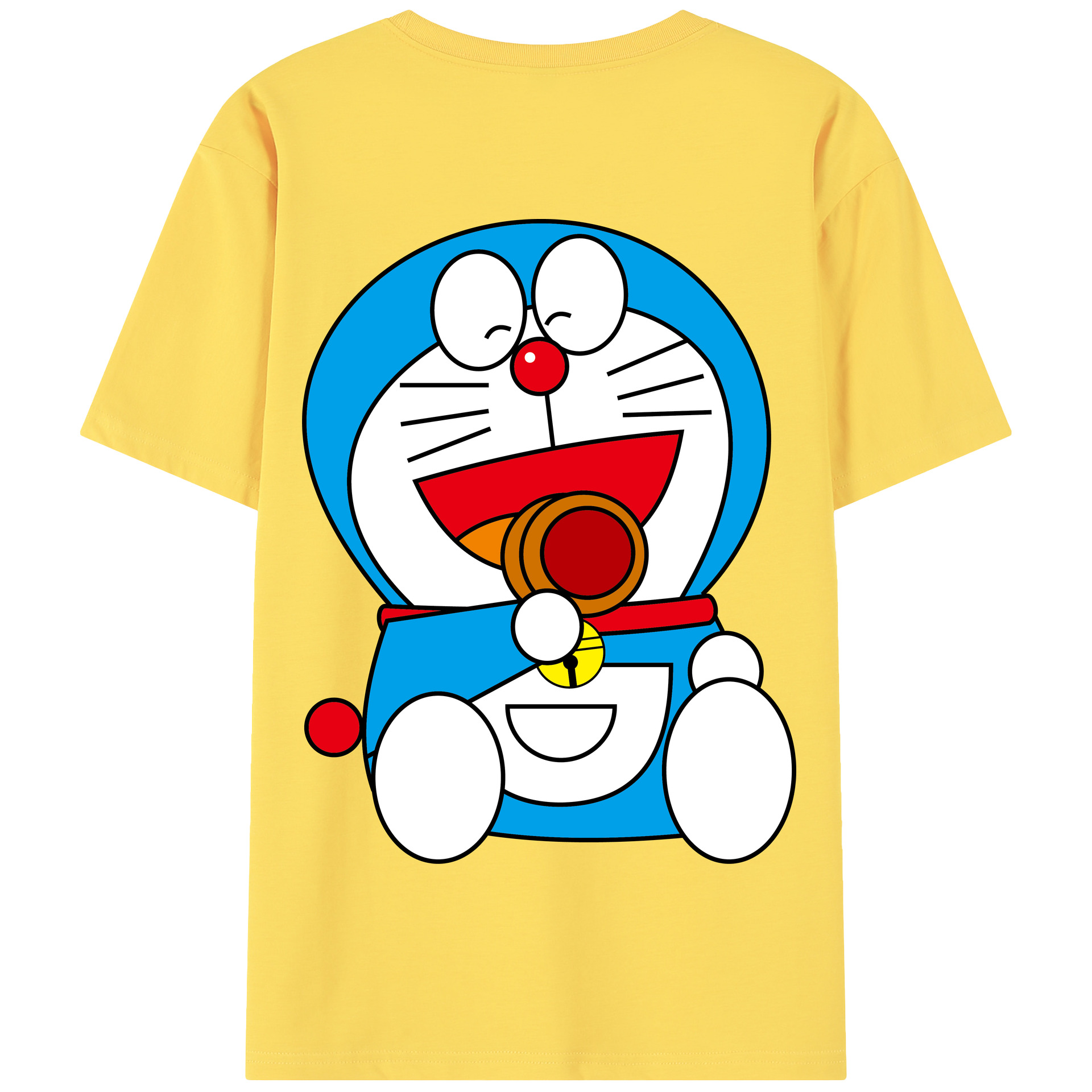 （画像用） ドラえもん Doraemon 綿100％半袖Tシャツ（背面プリント）