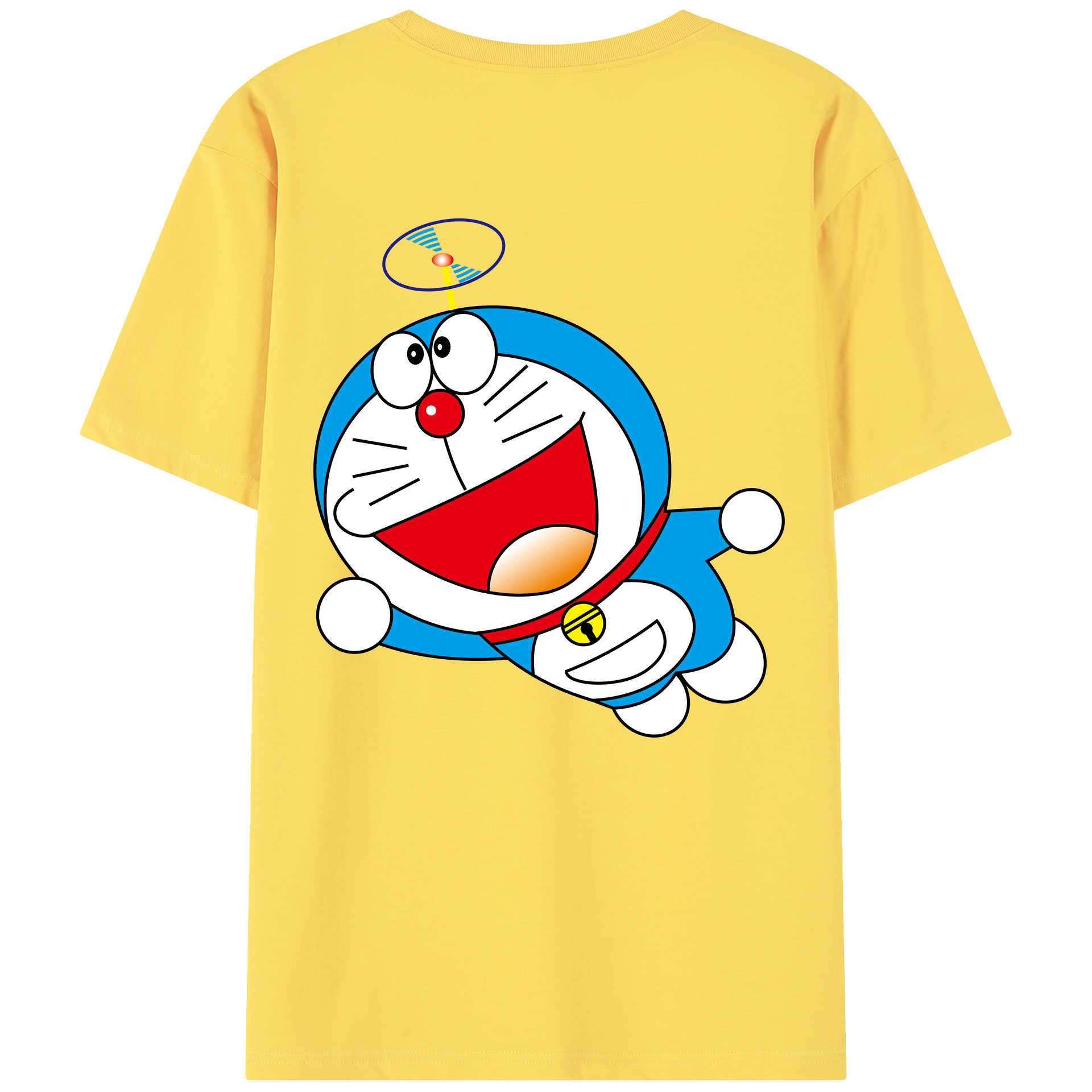 （画像用） ドラえもん Doraemon 綿100％半袖Tシャツ（背面プリント）