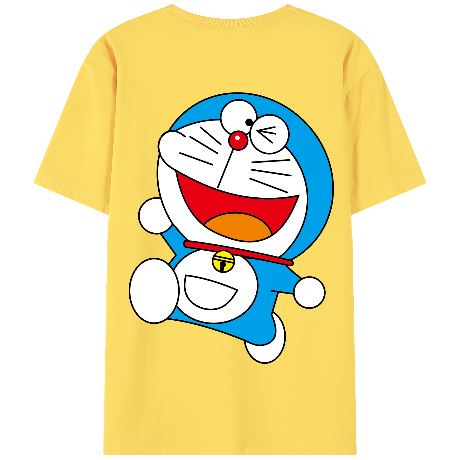 （画像用） ドラえもん Doraemon 綿100％半袖Tシャツ（背面プリント）