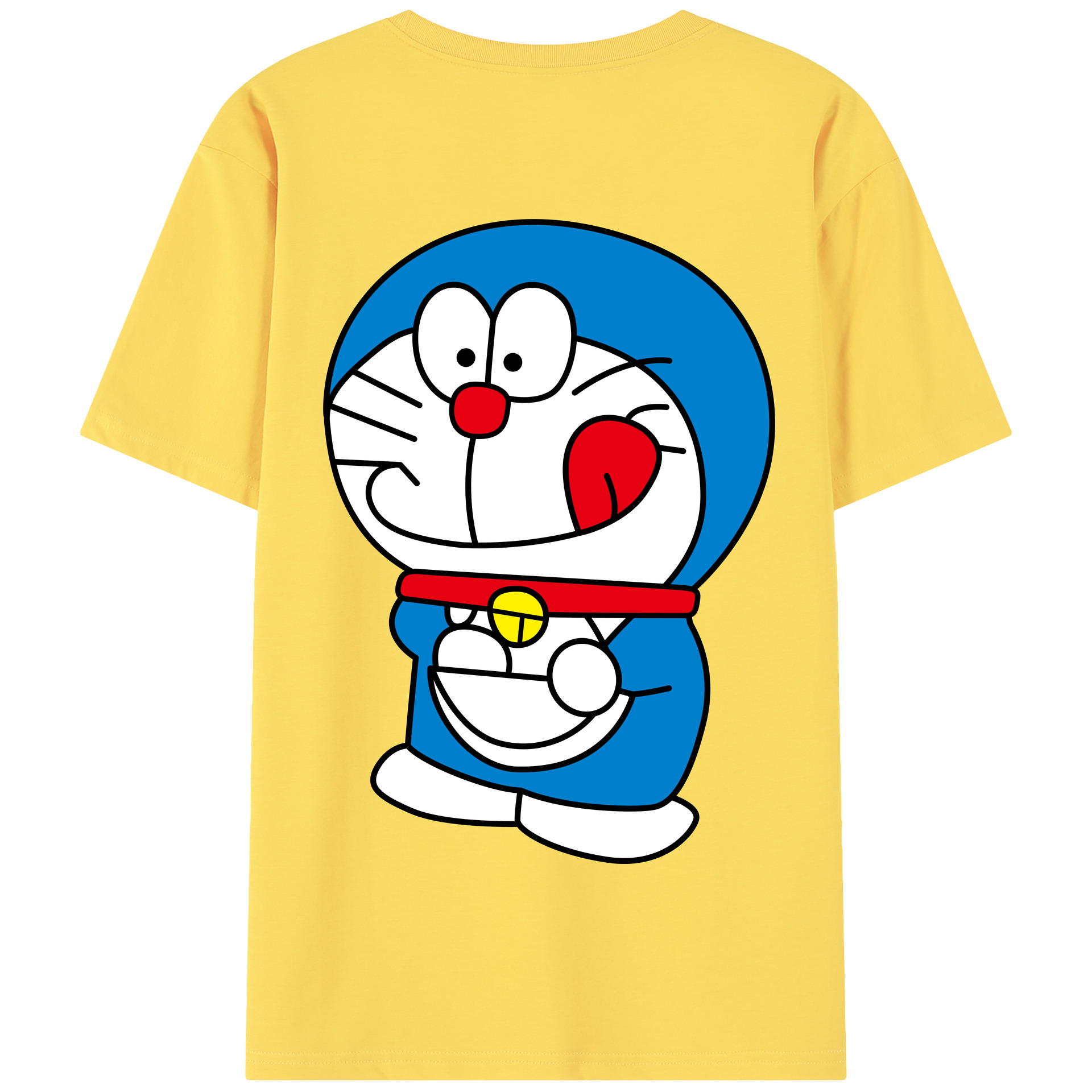 （画像用） ドラえもん Doraemon 綿100％半袖Tシャツ（背面プリント）