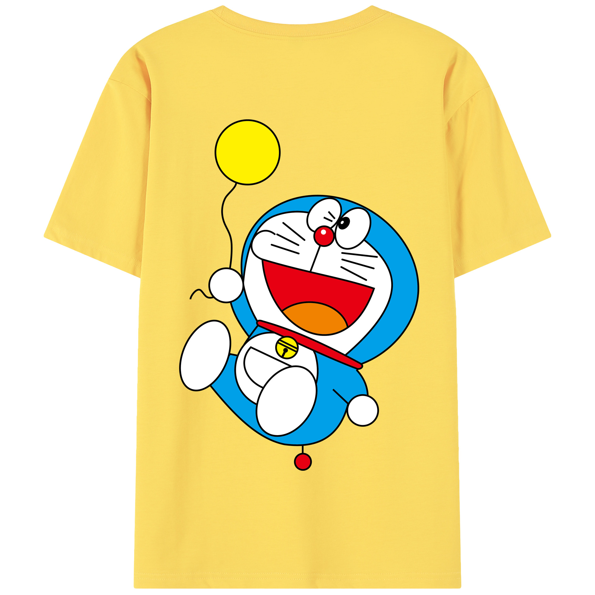 （画像用） ドラえもん Doraemon 綿100％半袖Tシャツ（背面プリント）