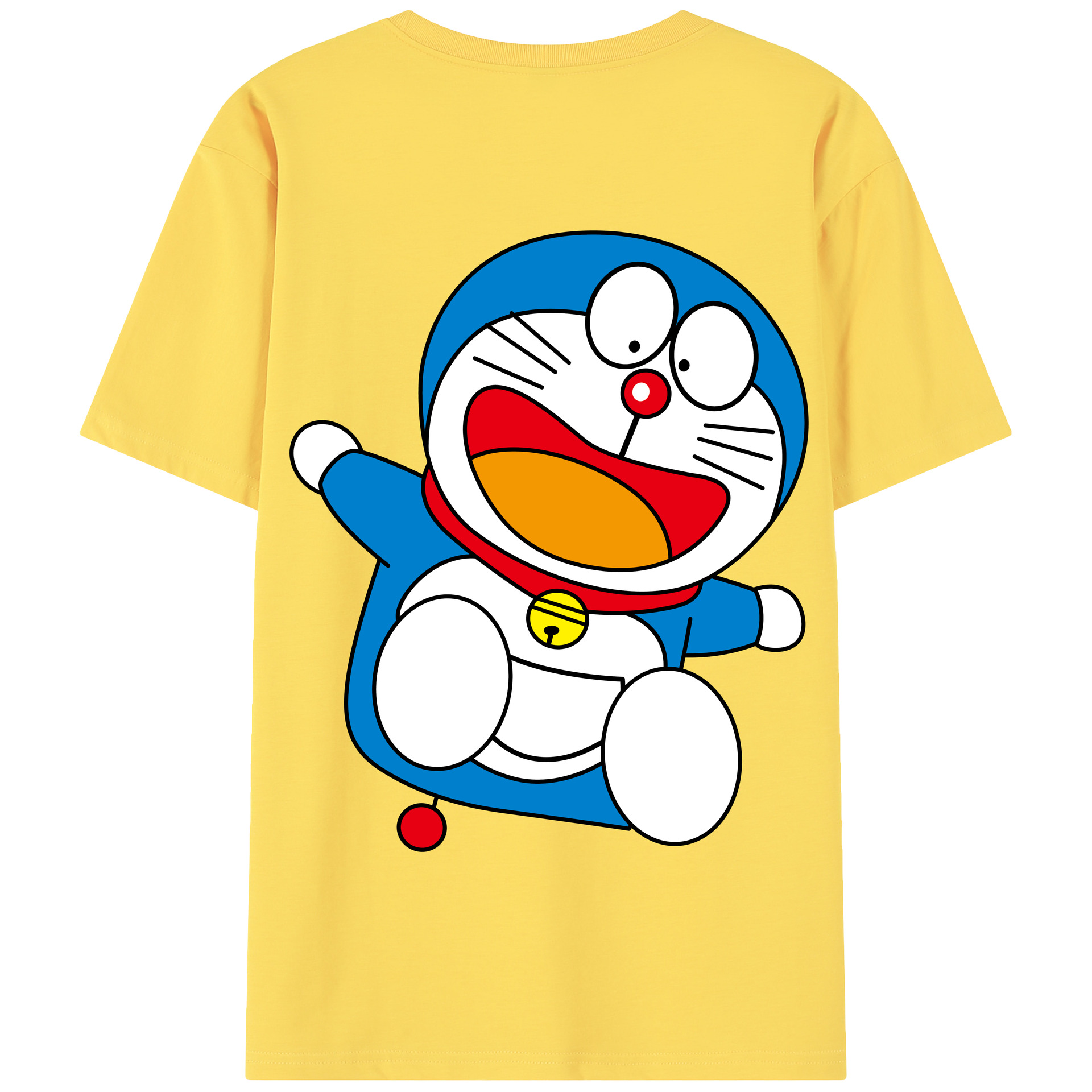 （画像用） ドラえもん Doraemon 綿100％半袖Tシャツ（背面プリント）