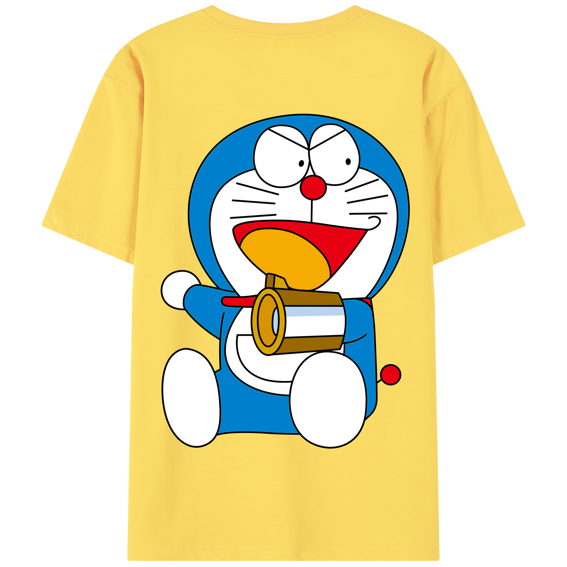（画像用） ドラえもん Doraemon 綿100％半袖Tシャツ（背面プリント）