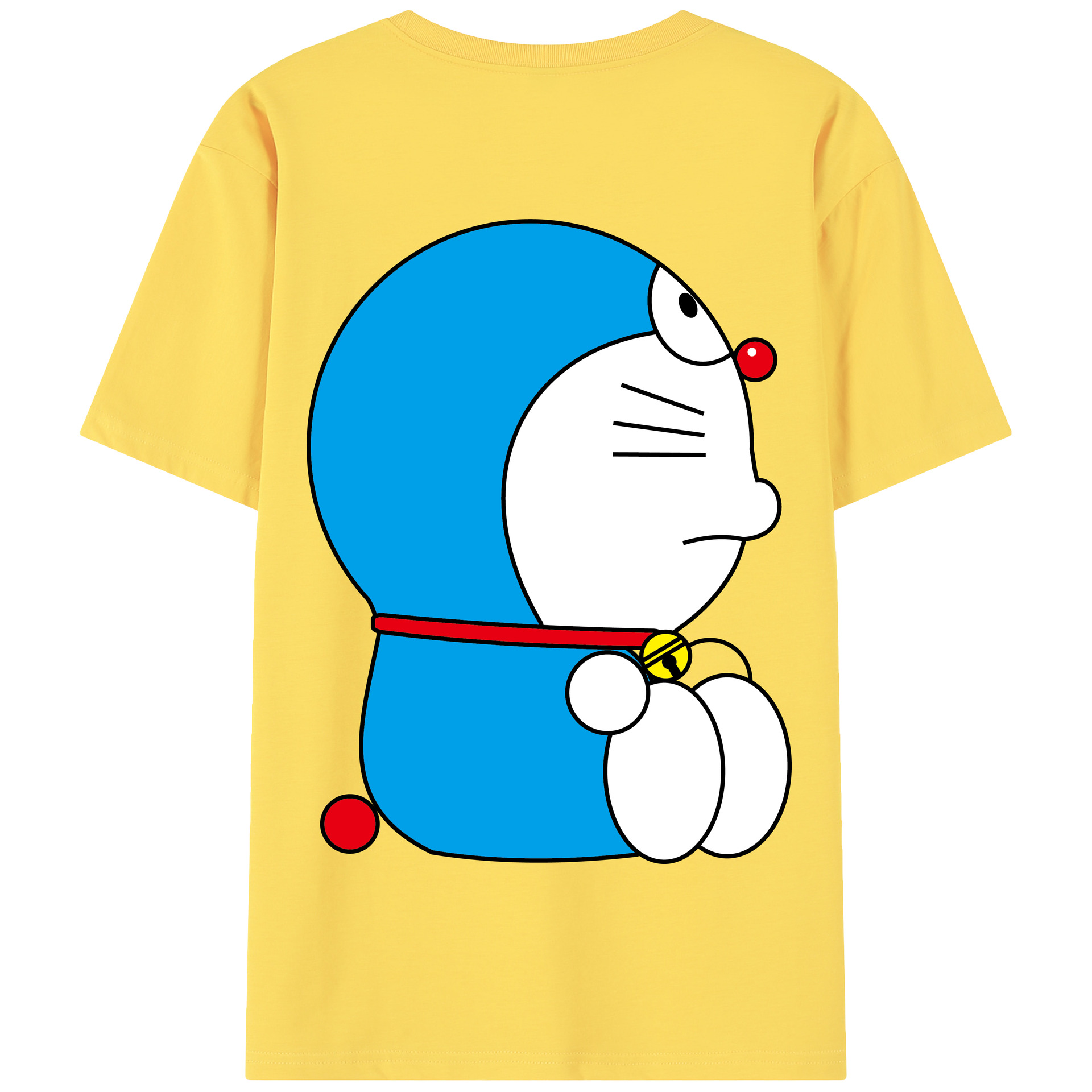 （画像用） ドラえもん Doraemon 綿100％半袖Tシャツ（背面プリント）