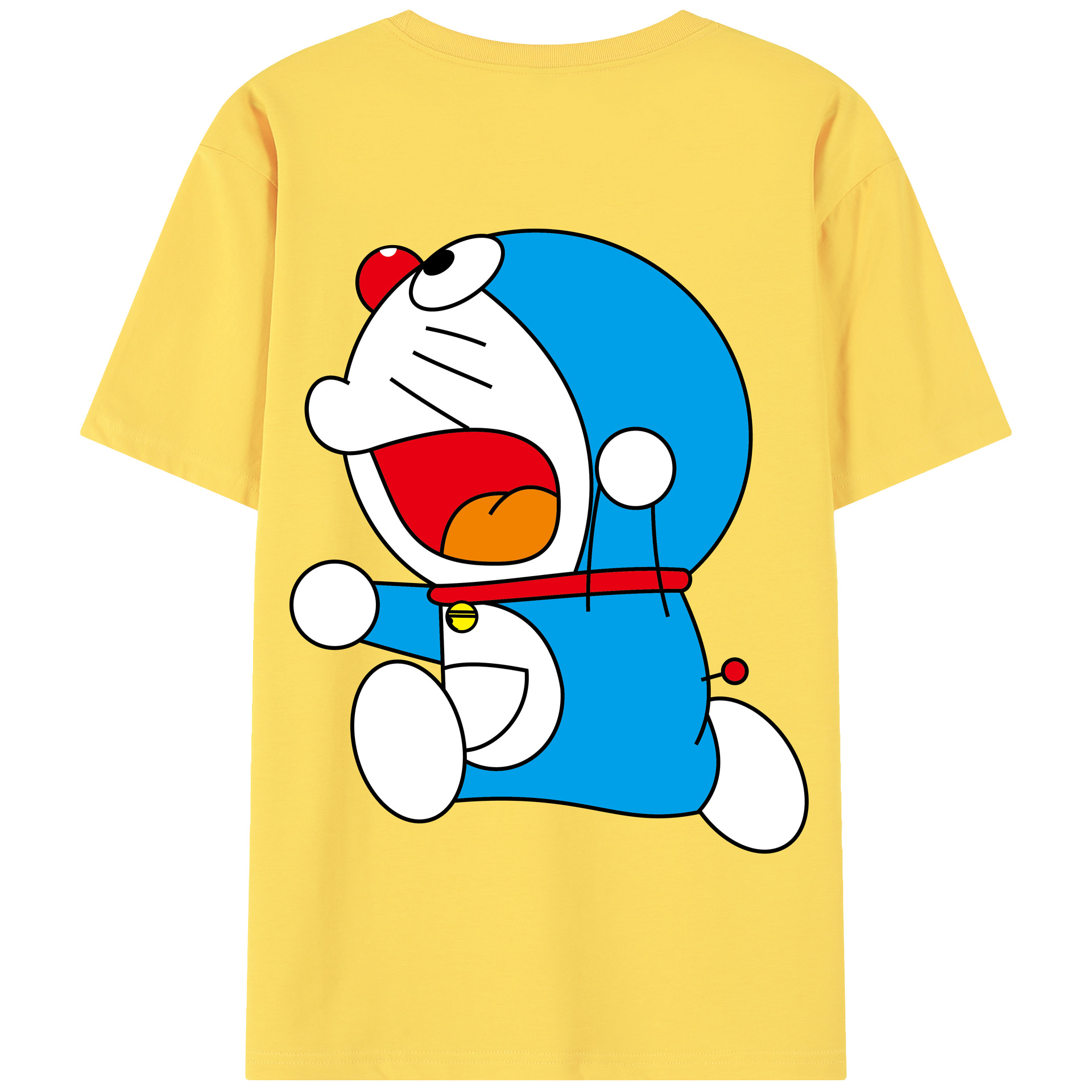 （画像用） ドラえもん Doraemon 綿100％半袖Tシャツ（背面プリント）