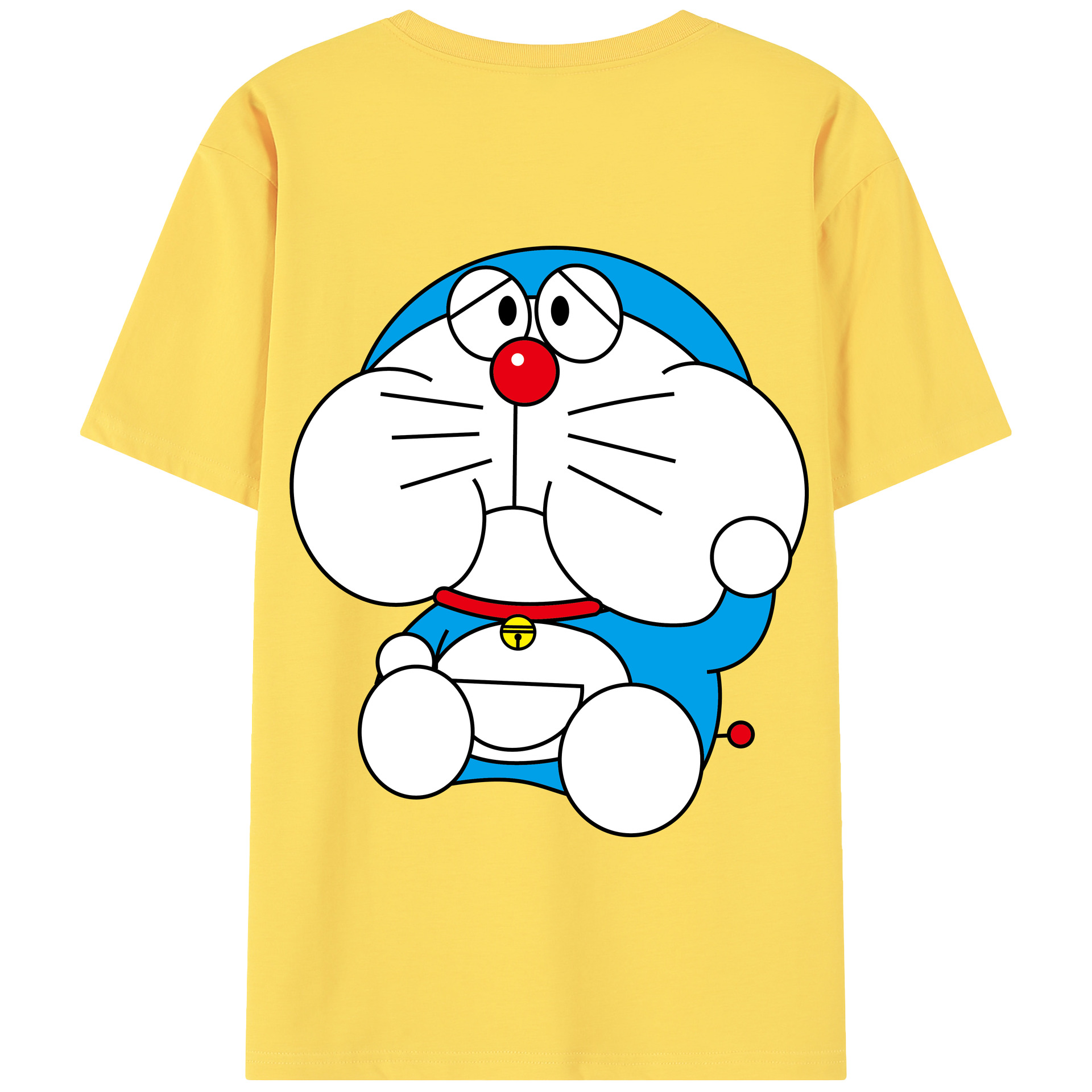 （画像用） ドラえもん Doraemon 綿100％半袖Tシャツ（背面プリント）