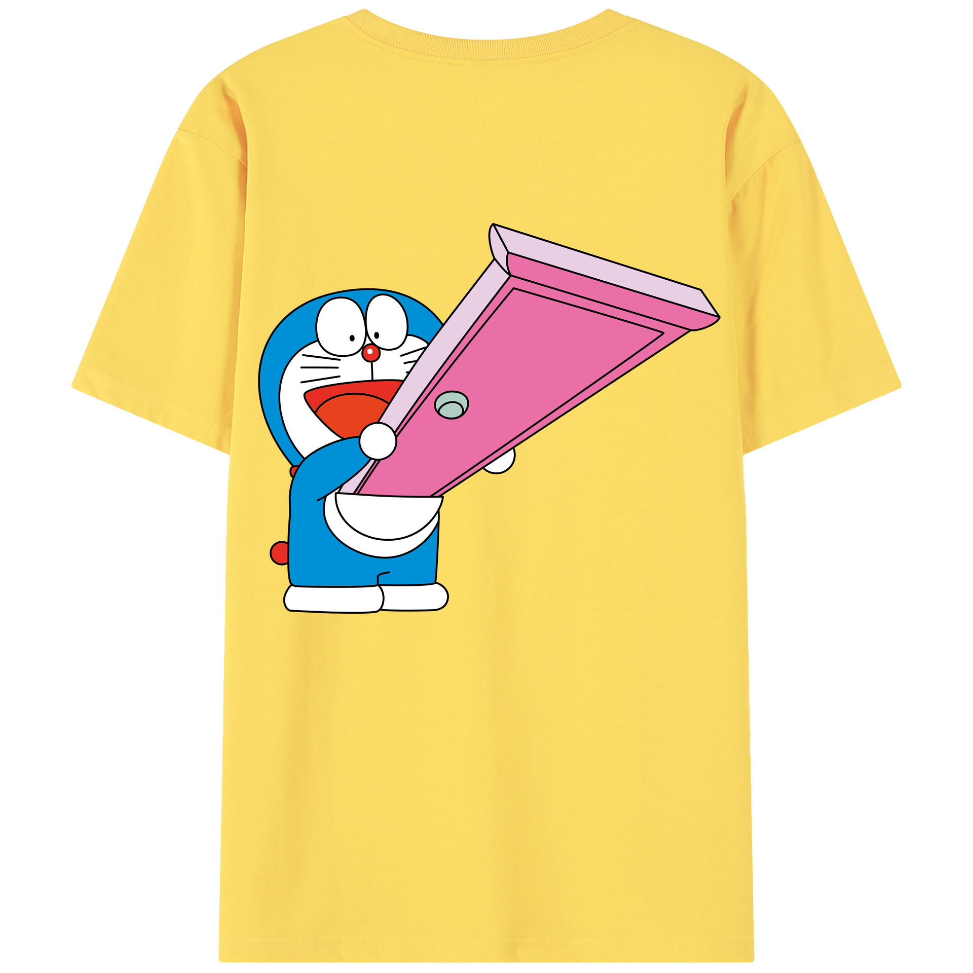 （画像用） ドラえもん Doraemon 綿100％半袖Tシャツ（背面プリント）