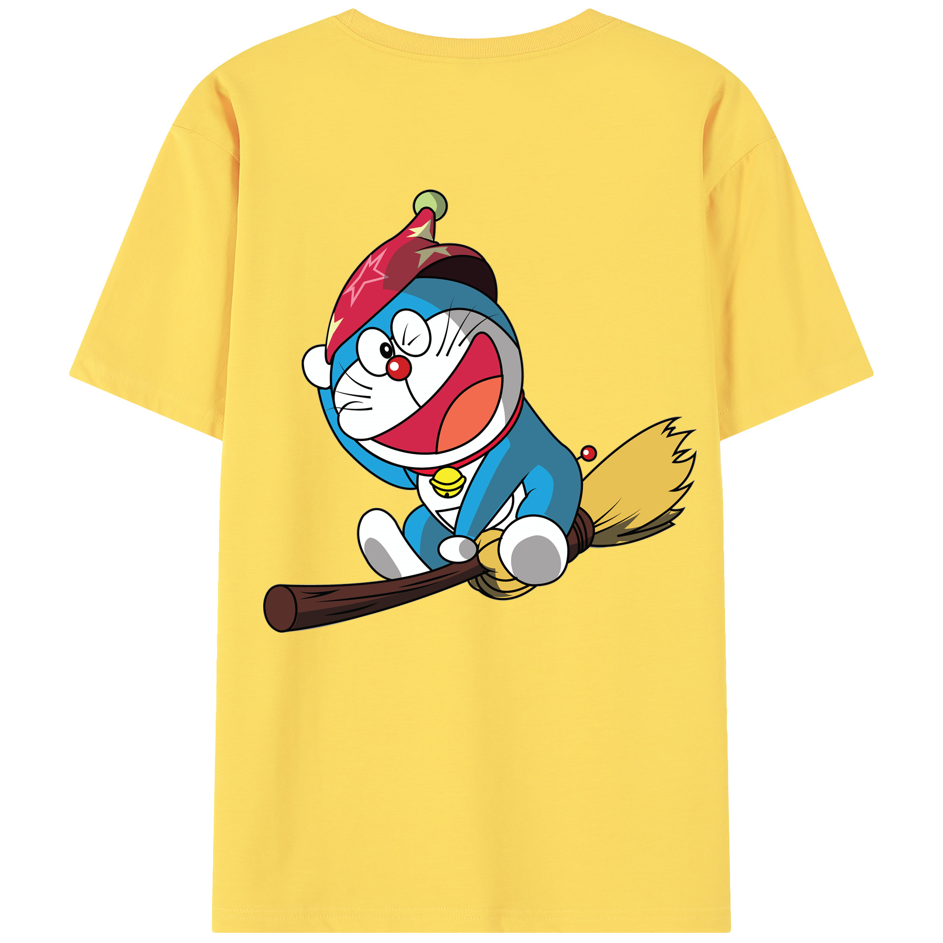 （画像用） ドラえもん Doraemon 綿100％半袖Tシャツ（背面プリント）