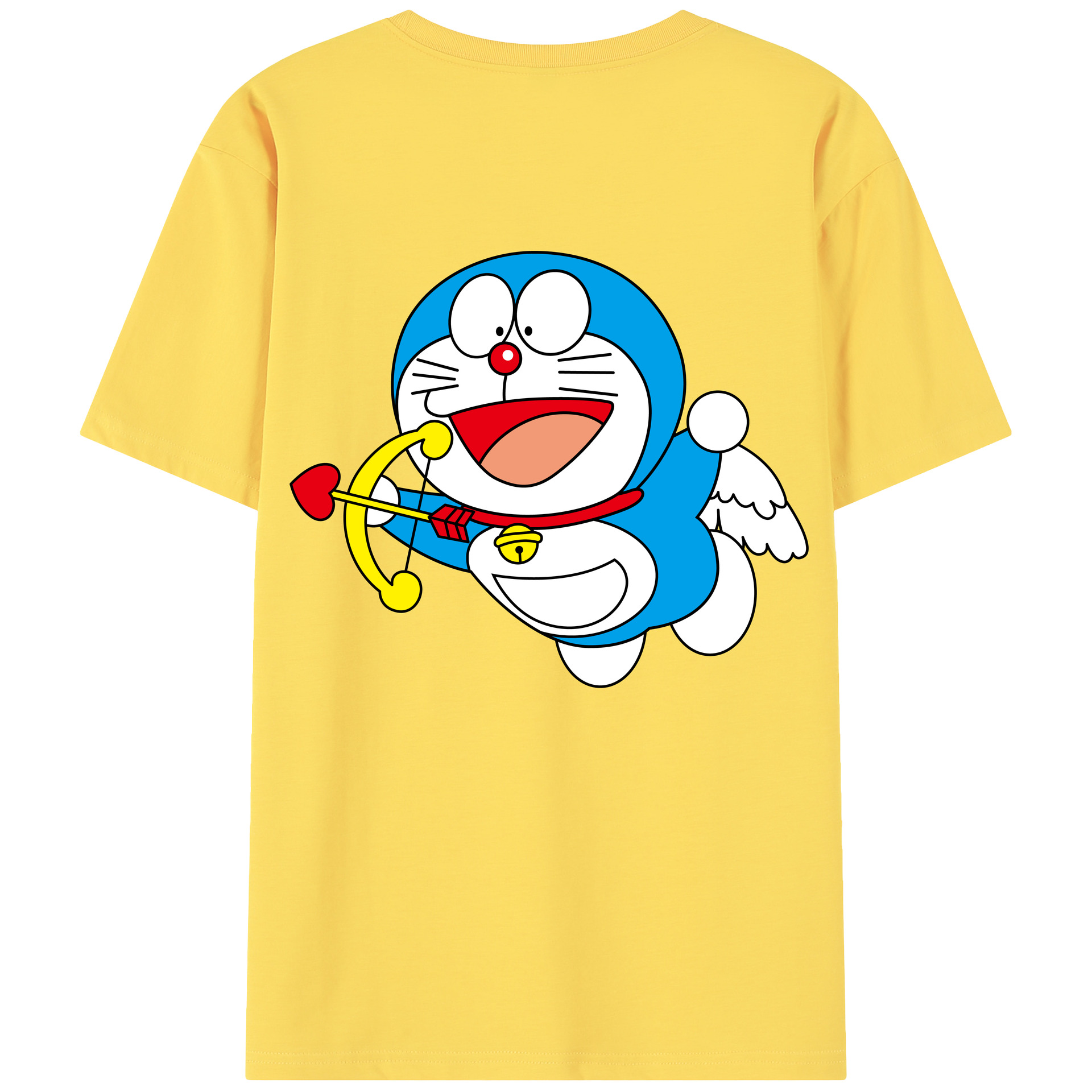 （画像用） ドラえもん Doraemon 綿100％半袖Tシャツ（背面プリント）
