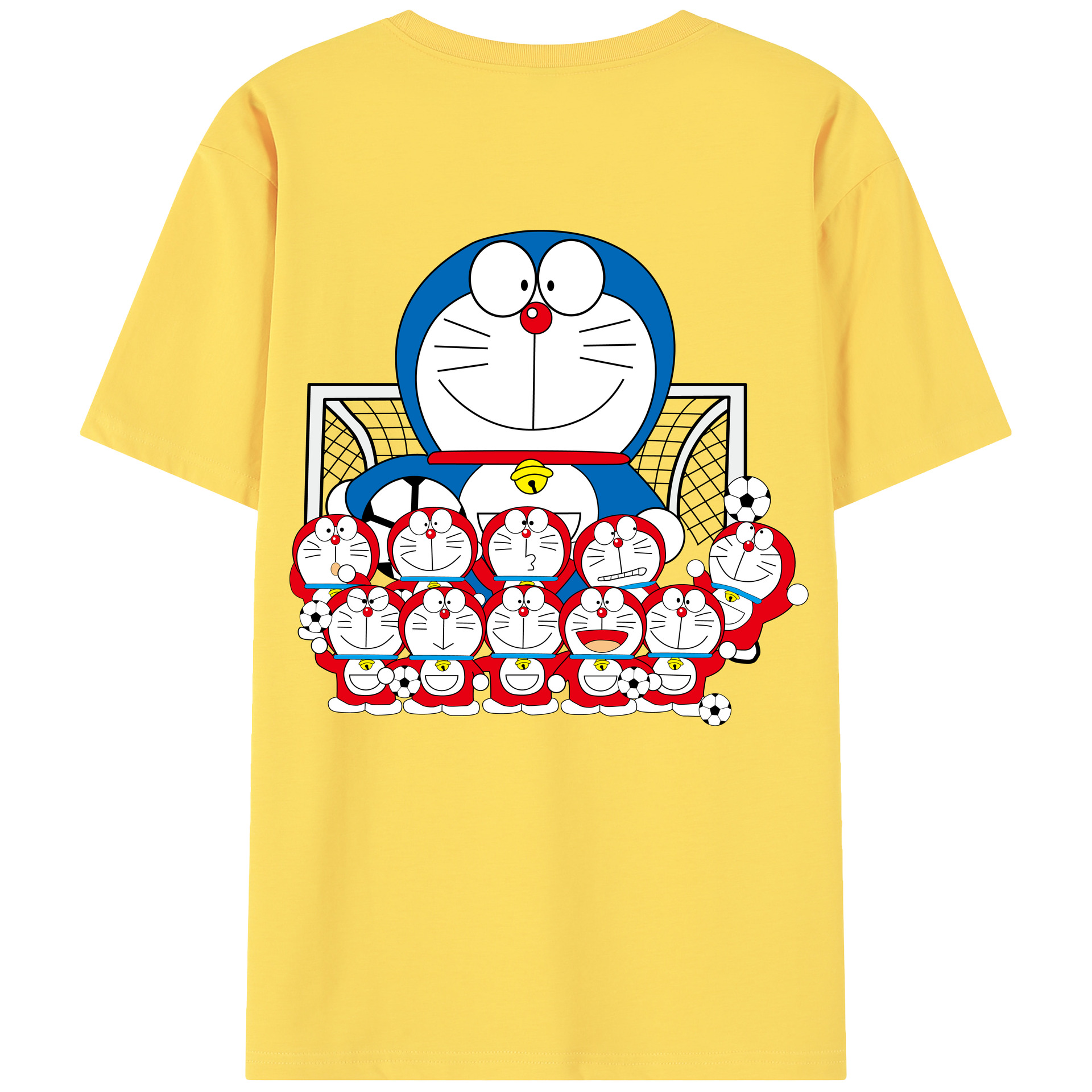 （画像用） ドラえもん Doraemon 綿100％半袖Tシャツ（背面プリント）