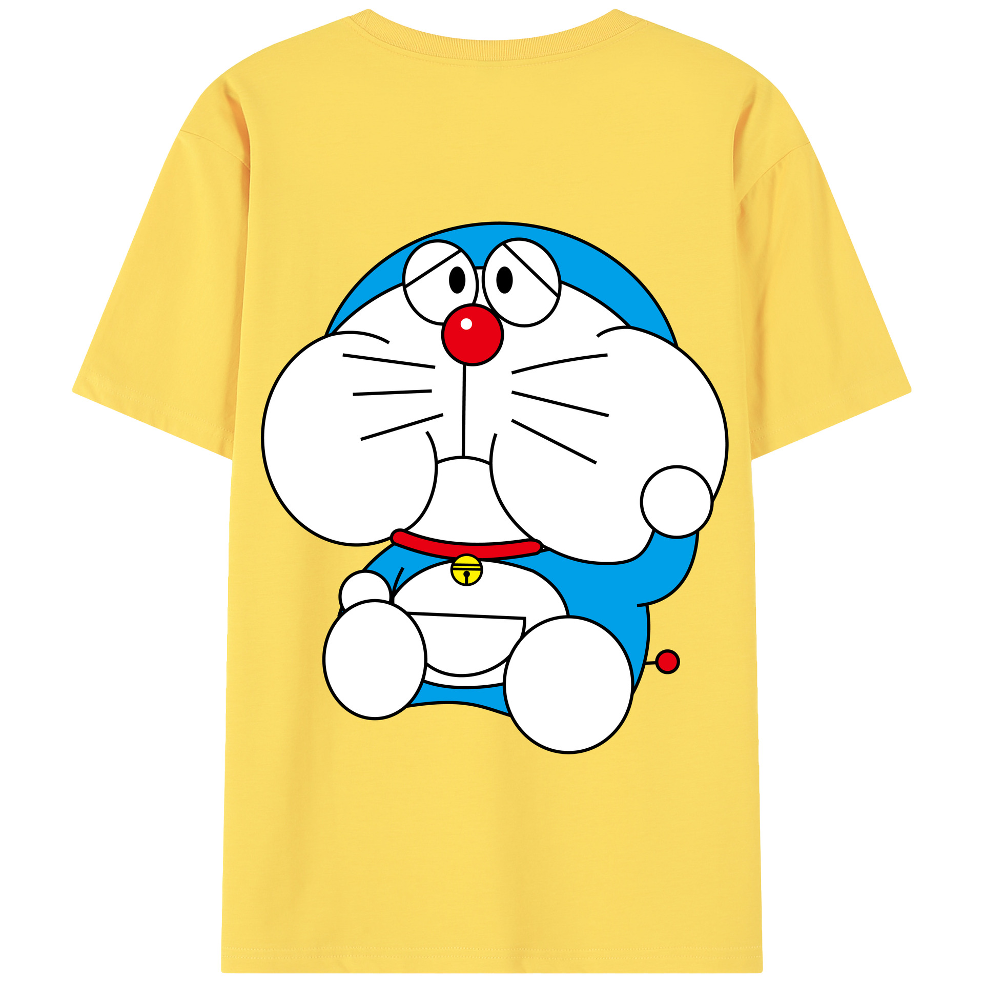 （画像用） ドラえもん Doraemon 綿100％半袖Tシャツ（背面プリント）