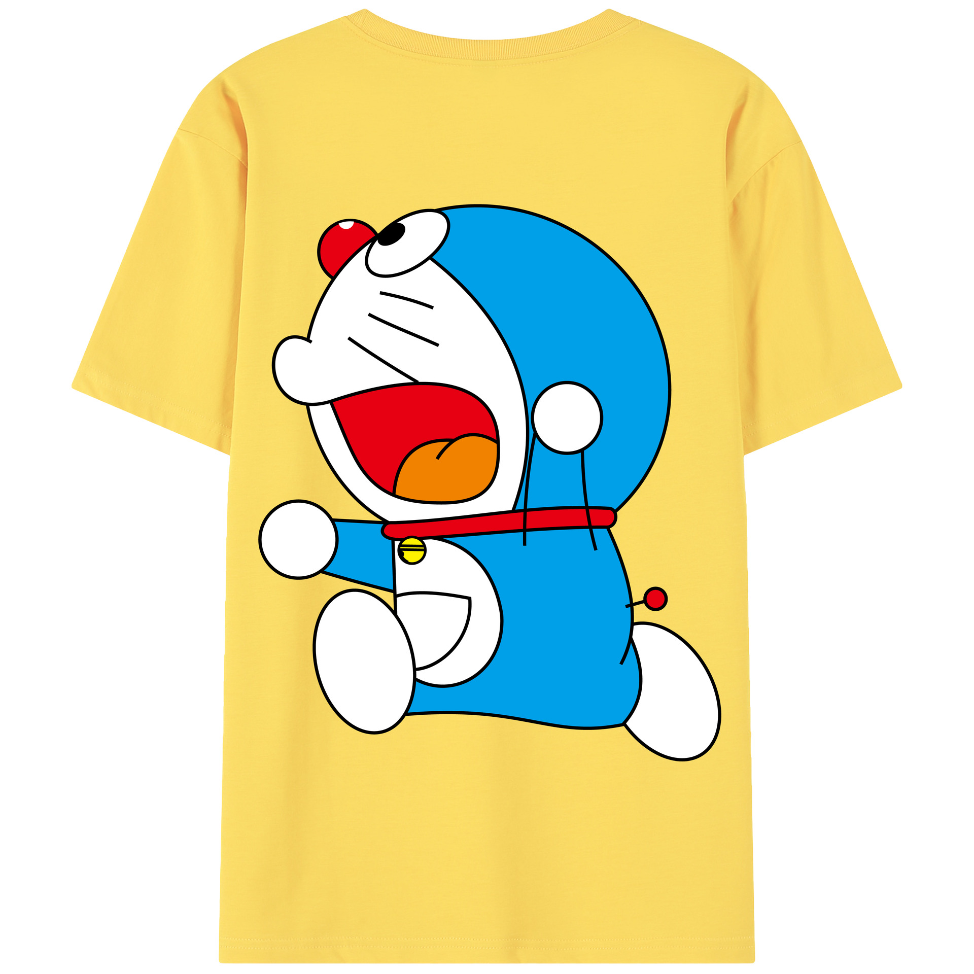 （画像用） ドラえもん Doraemon 綿100％半袖Tシャツ（背面プリント）