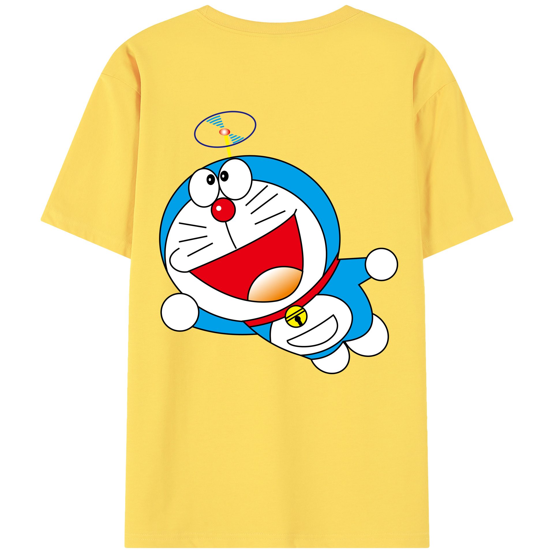 （画像用） ドラえもん Doraemon 綿100％半袖Tシャツ（背面プリント）