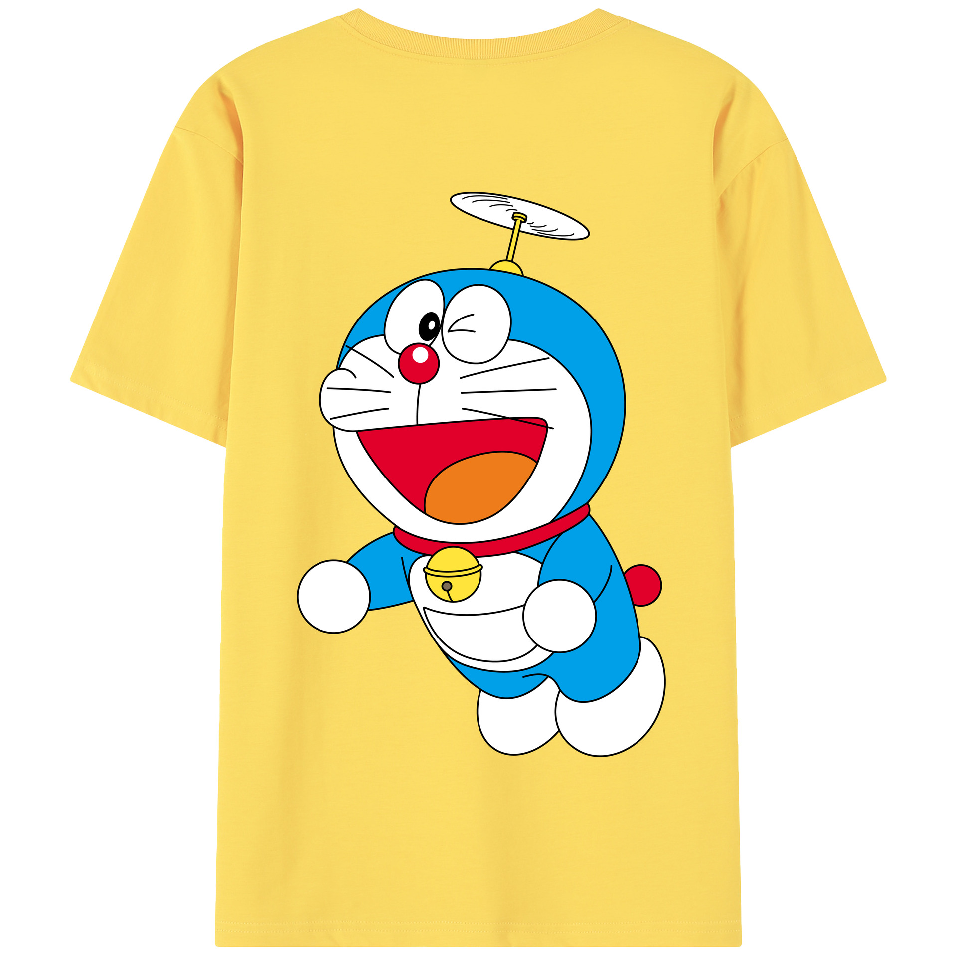 （画像用） ドラえもん Doraemon 綿100％半袖Tシャツ（背面プリント）