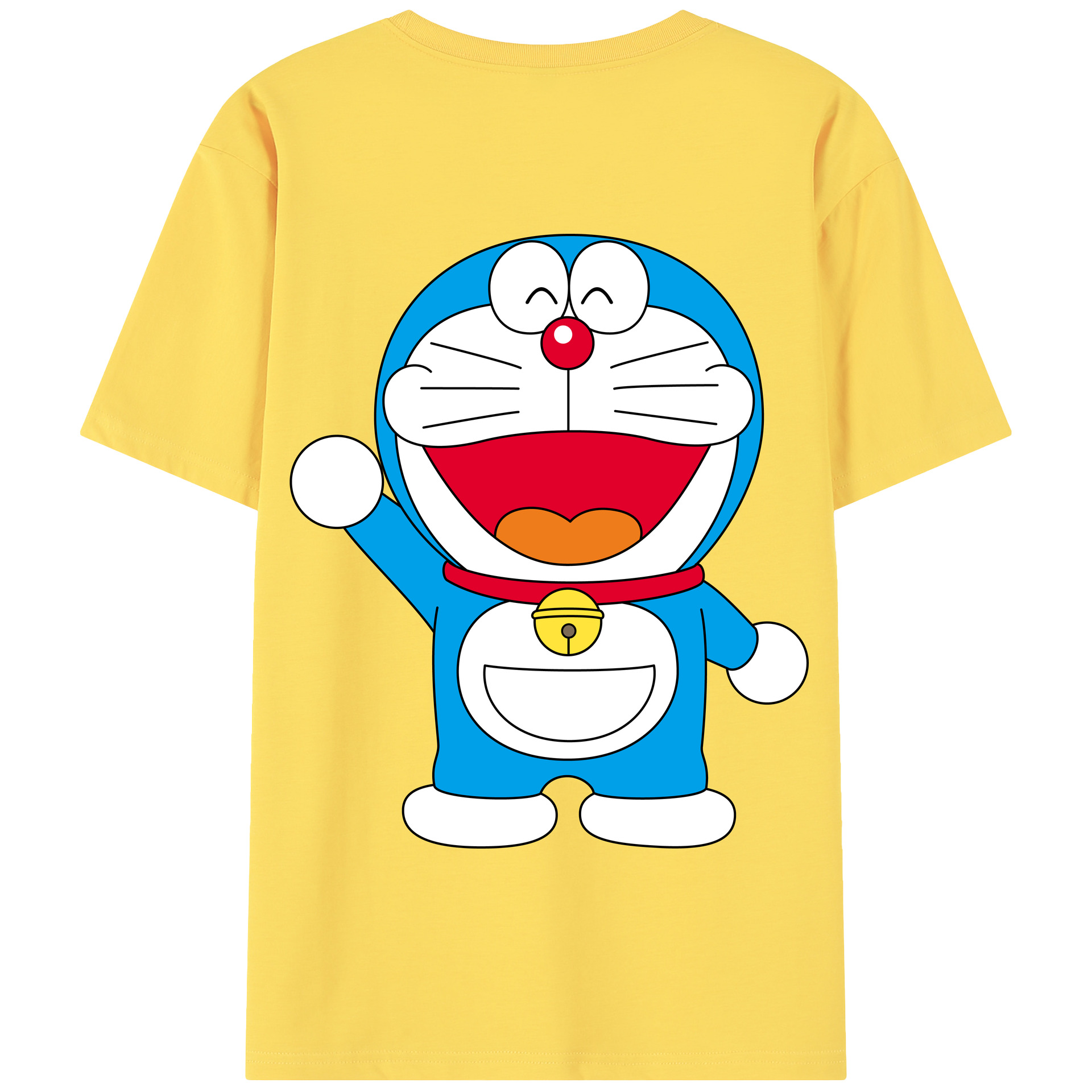 （画像用） ドラえもん Doraemon 綿100％半袖Tシャツ（背面プリント）