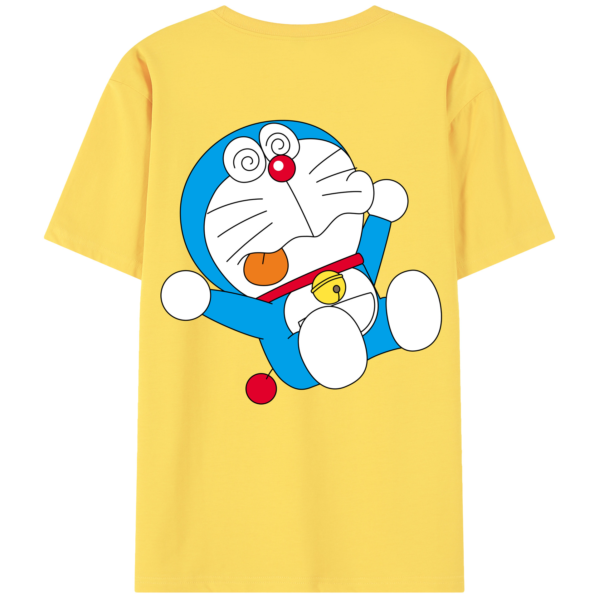 （画像用） ドラえもん Doraemon 綿100％半袖Tシャツ（背面プリント）