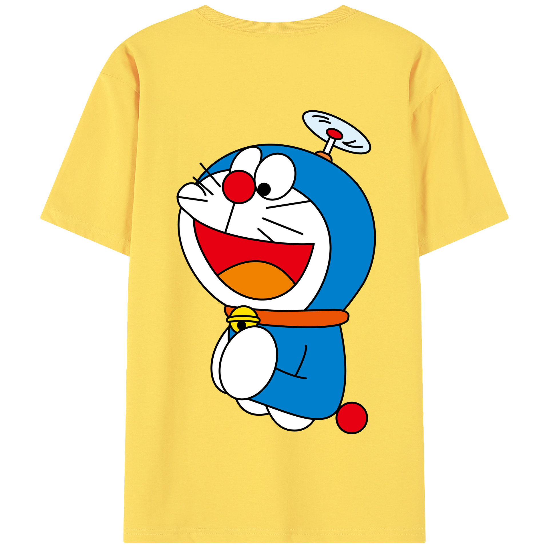 （画像用） ドラえもん Doraemon 綿100％半袖Tシャツ（背面プリント）
