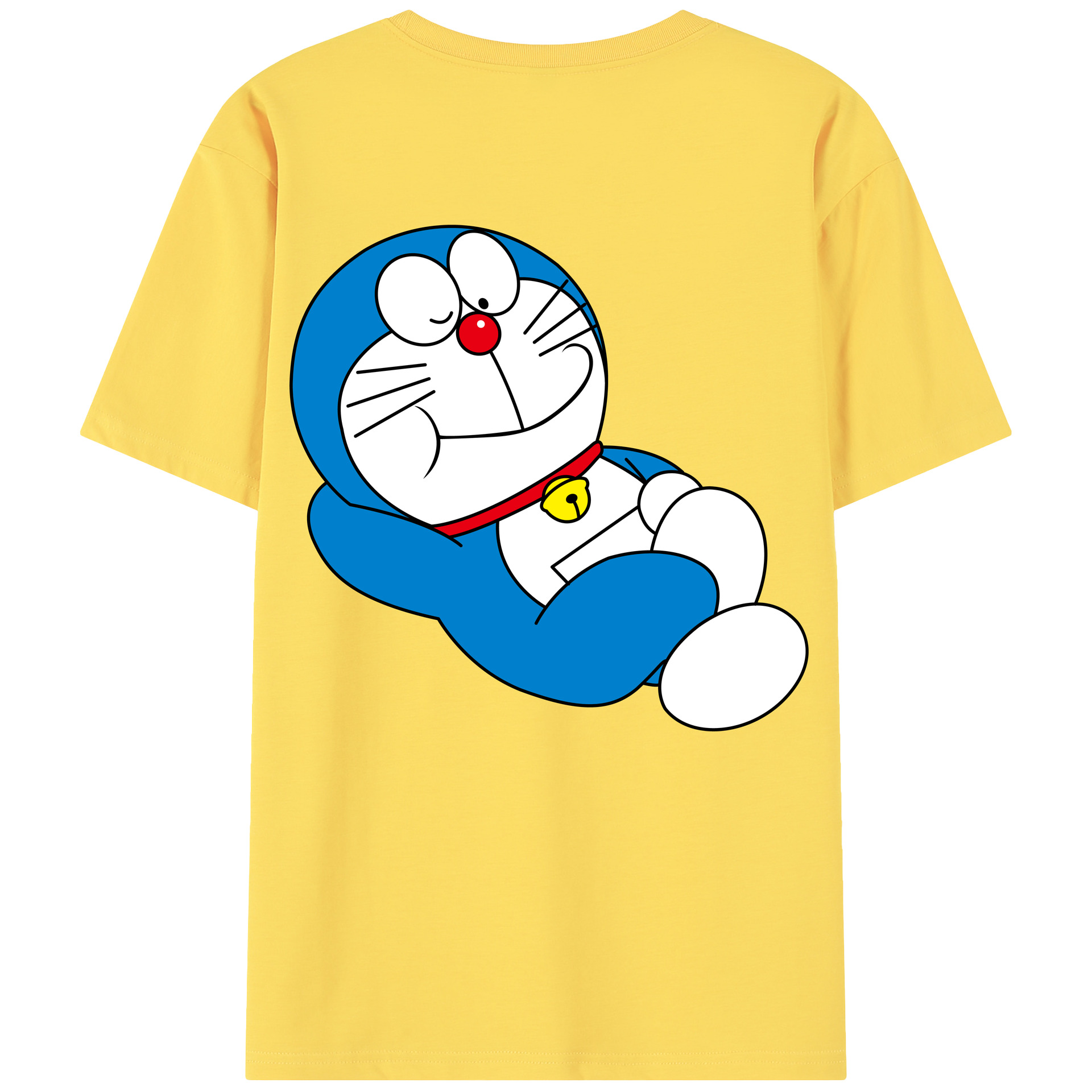 （画像用） ドラえもん Doraemon 綿100％半袖Tシャツ（背面プリント）