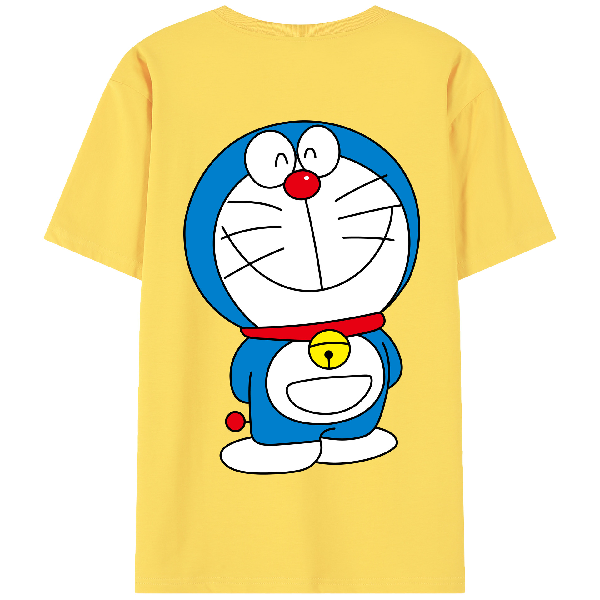 （画像用） ドラえもん Doraemon 綿100％半袖Tシャツ（背面プリント）
