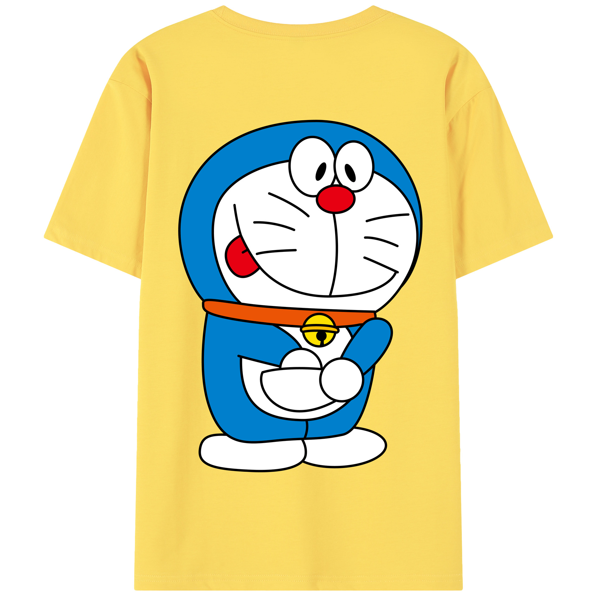 （画像用） ドラえもん Doraemon 綿100％半袖Tシャツ（背面プリント）