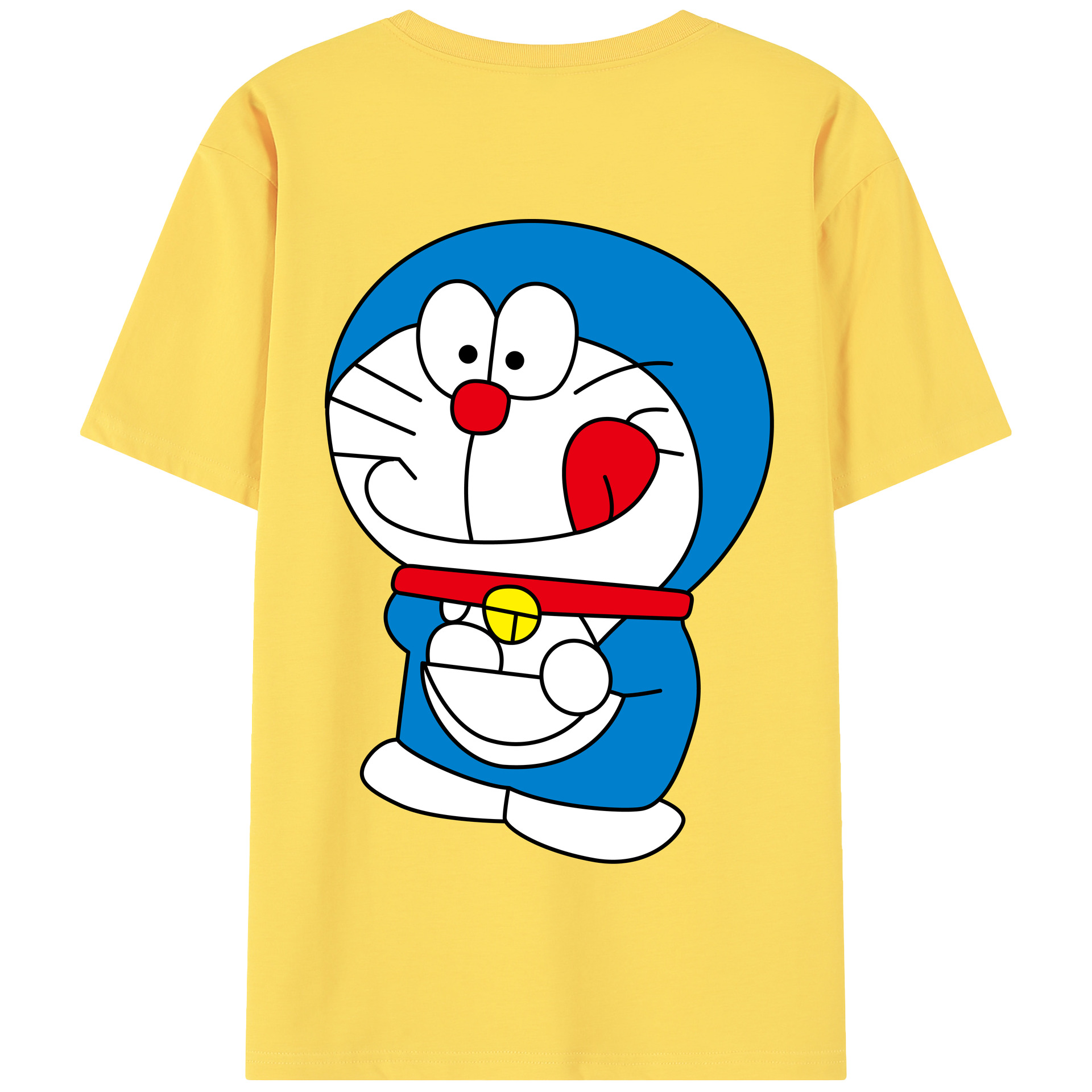 （画像用） ドラえもん Doraemon 綿100％半袖Tシャツ（背面プリント）