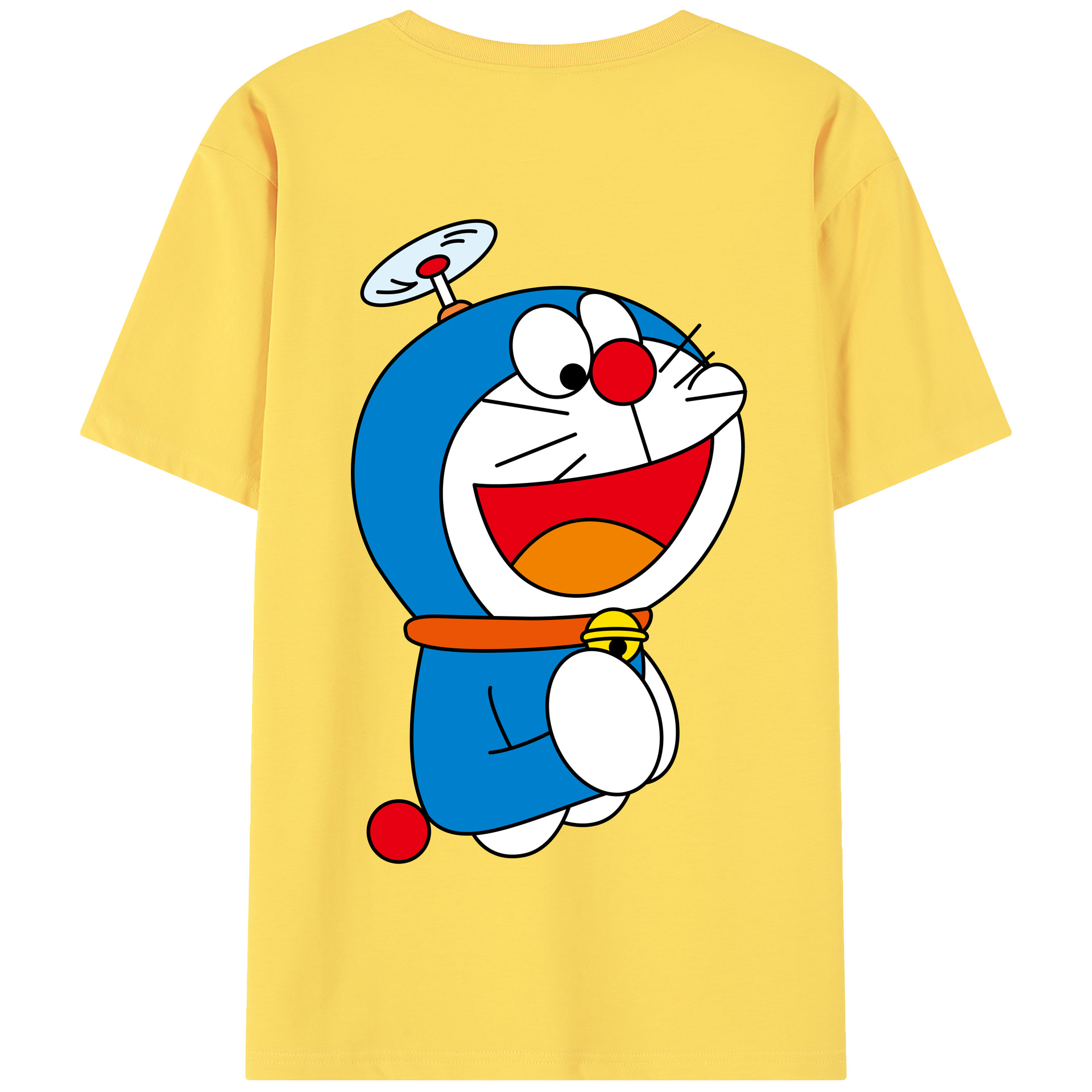 （画像用） ドラえもん Doraemon 綿100％半袖Tシャツ（背面プリント）