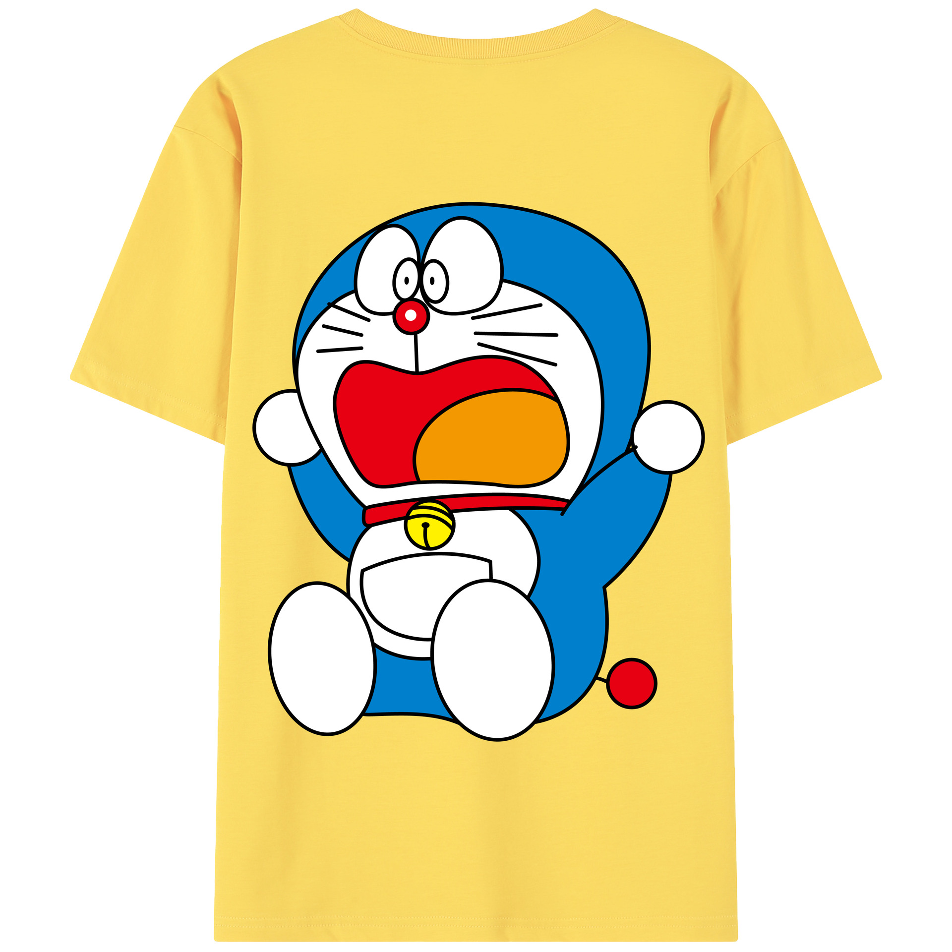 （画像用） ドラえもん Doraemon 綿100％半袖Tシャツ（背面プリント）