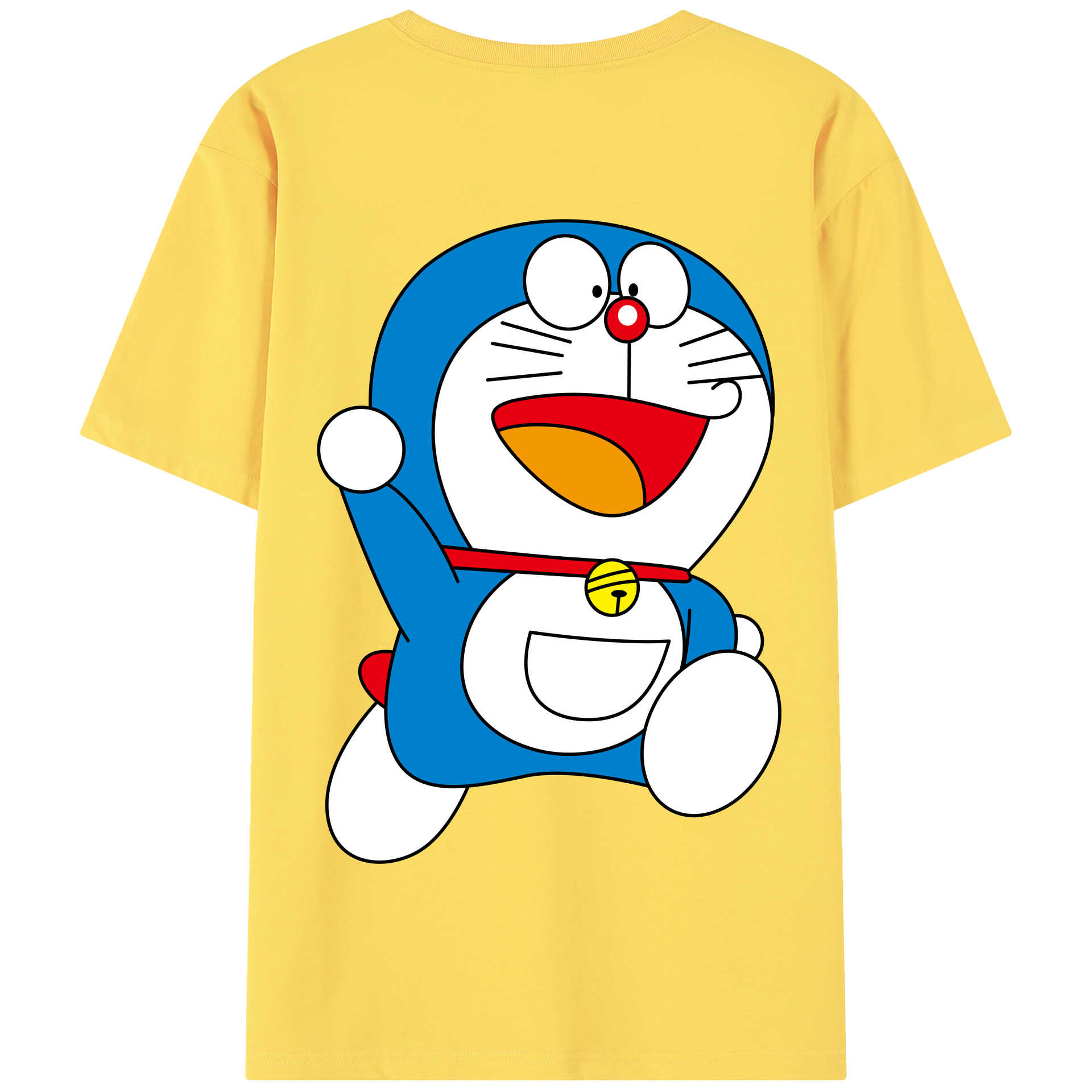 （画像用） ドラえもん Doraemon 綿100％半袖Tシャツ（背面プリント）