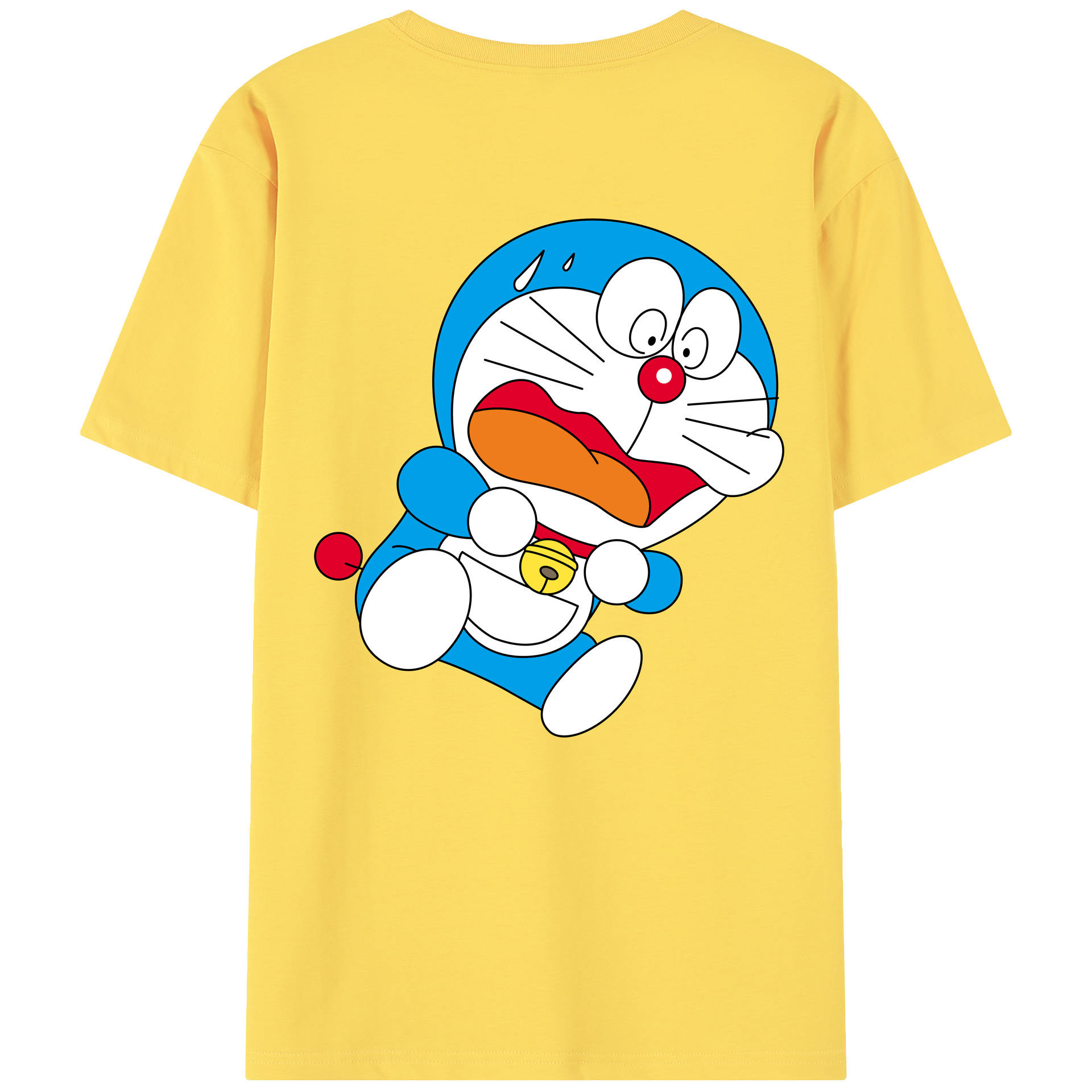 （画像用） ドラえもん Doraemon 綿100％半袖Tシャツ（背面プリント）