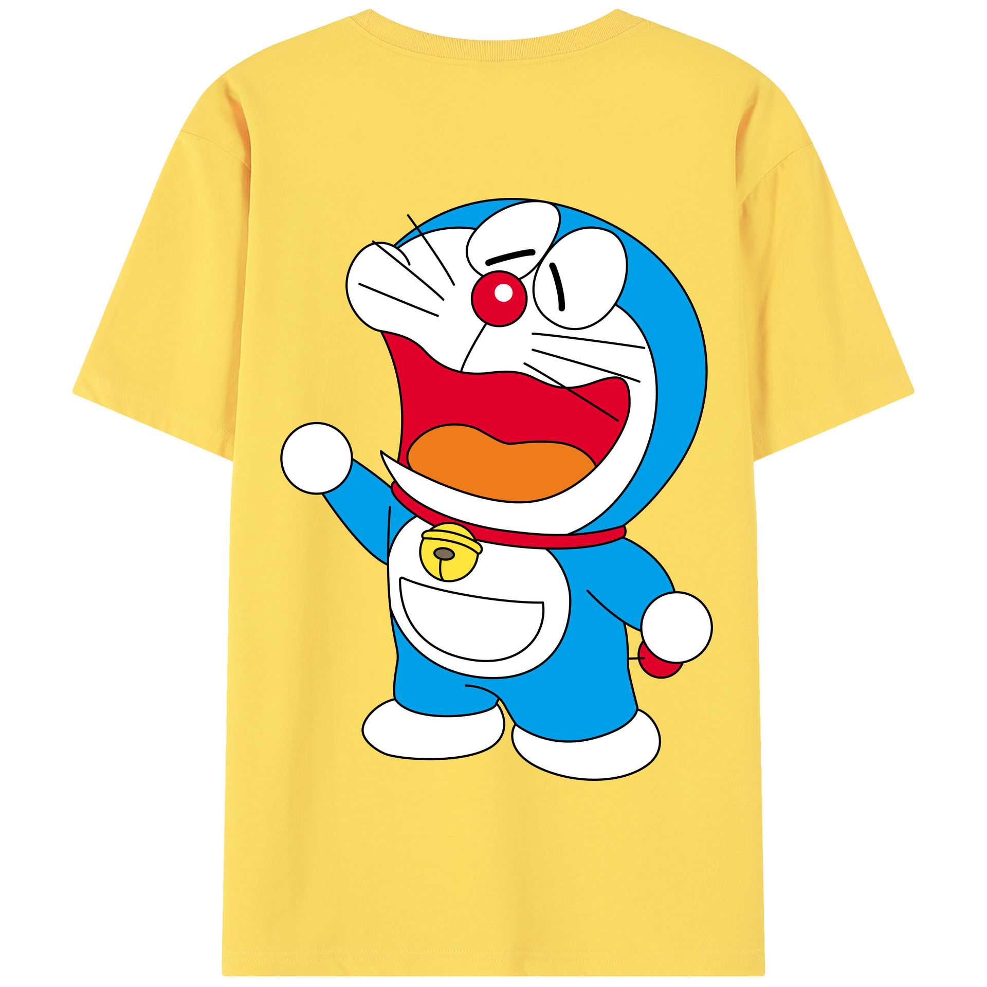 （画像用） ドラえもん Doraemon 綿100％半袖Tシャツ（背面プリント）