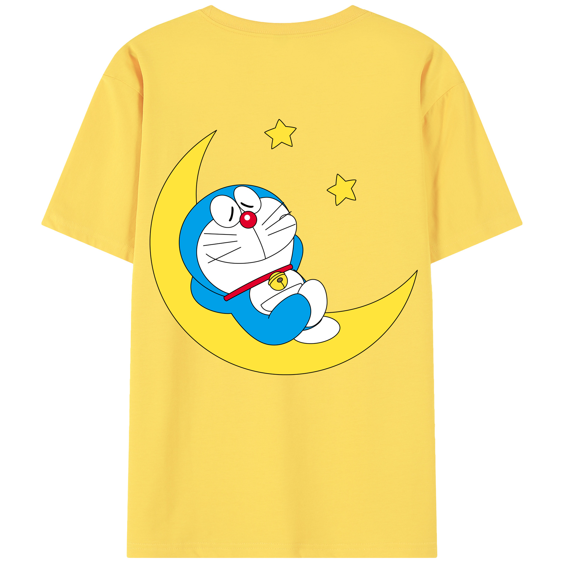 （画像用） ドラえもん Doraemon 綿100％半袖Tシャツ（背面プリント）