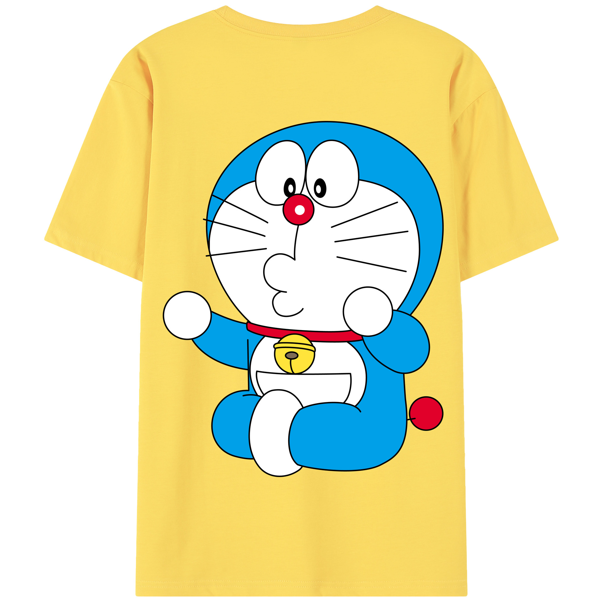 （画像用） ドラえもん Doraemon 綿100％半袖Tシャツ（背面プリント）