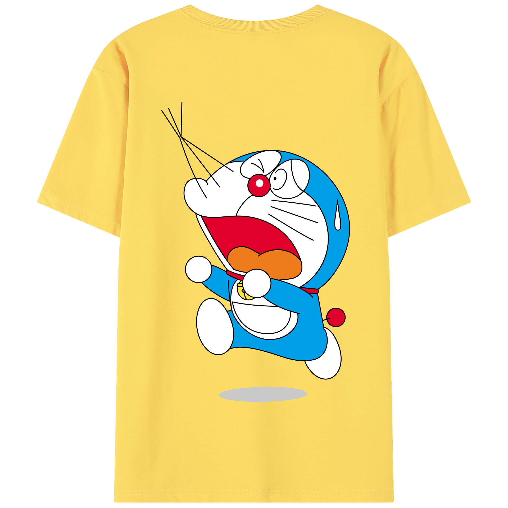 （画像用） ドラえもん Doraemon 綿100％半袖Tシャツ（背面プリント）