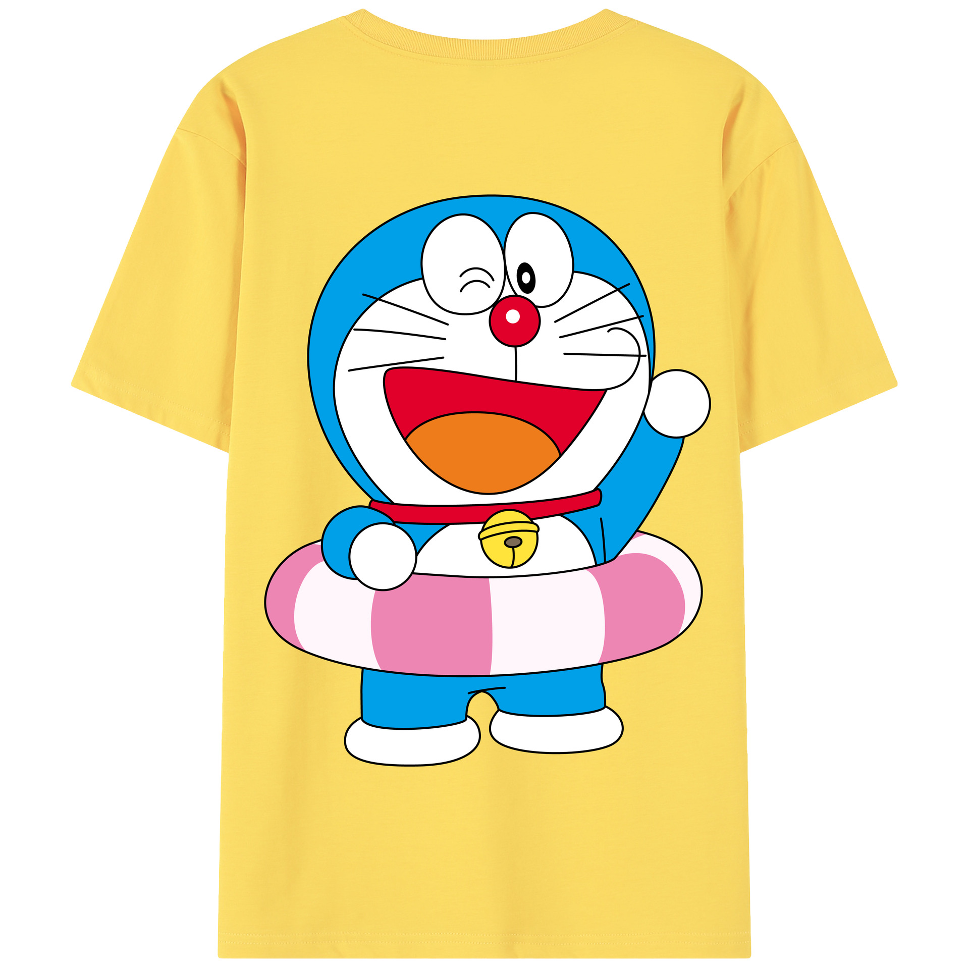 （画像用） ドラえもん Doraemon 綿100％半袖Tシャツ（背面プリント）