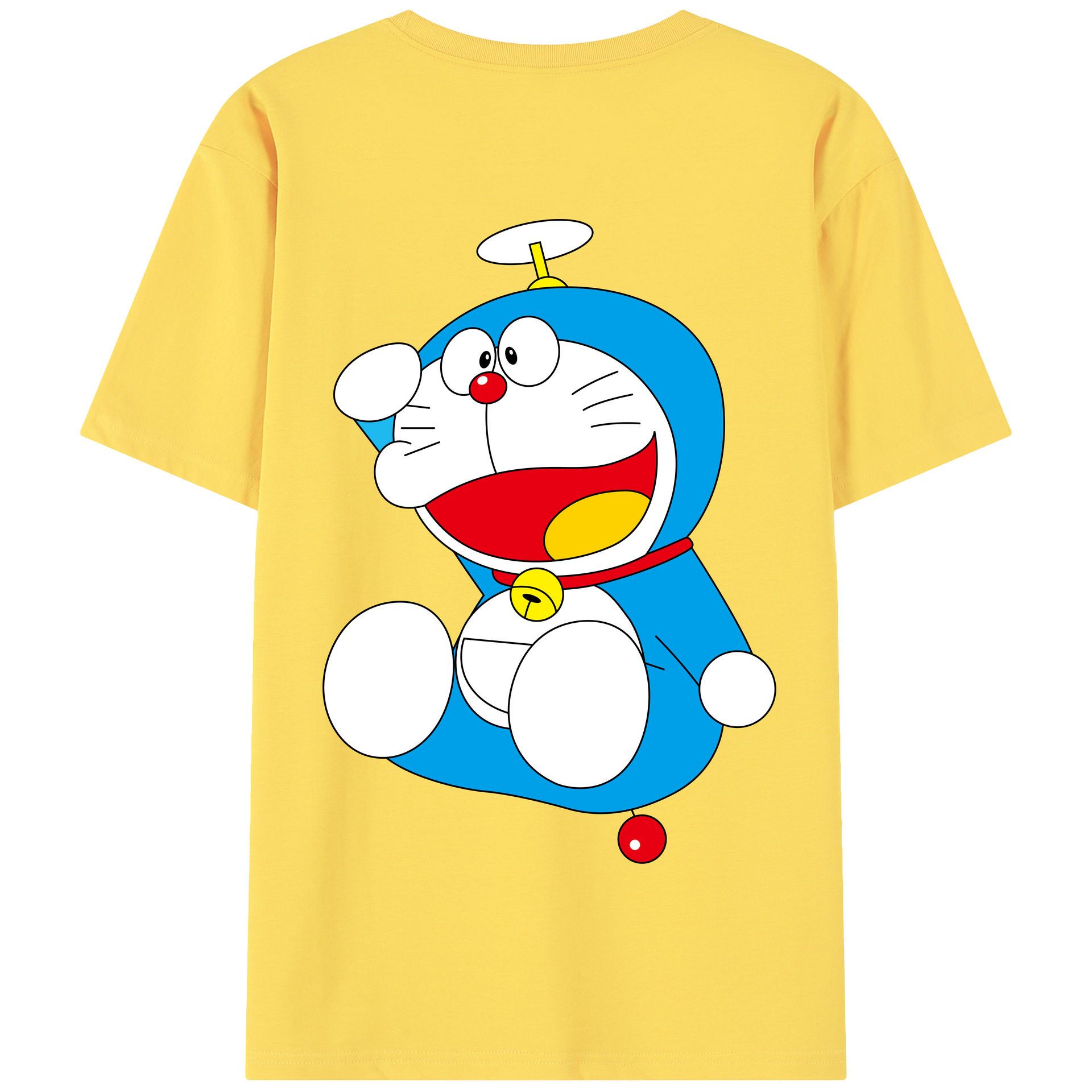 （画像用） ドラえもん Doraemon 綿100％半袖Tシャツ（背面プリント）